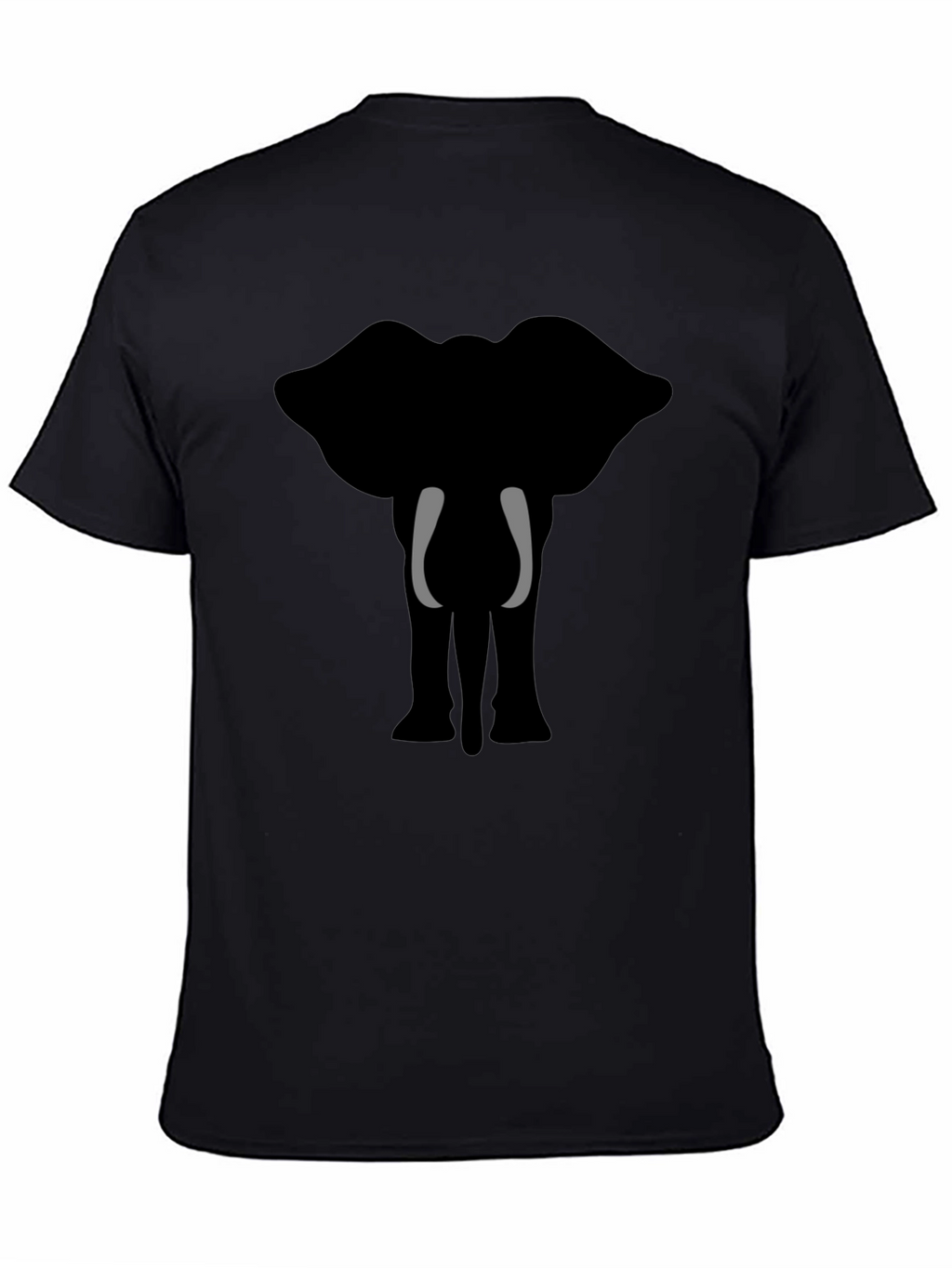 Elephant Graphic Tee - Stylish Black T-Shirt