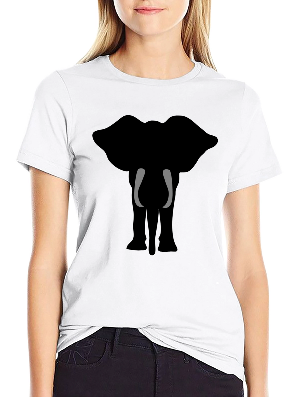 Elephant Graphic Tee - Stylish Black T-Shirt
