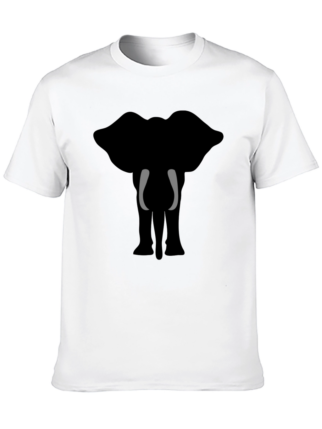 Elephant Graphic Tee - Stylish Black T-Shirt