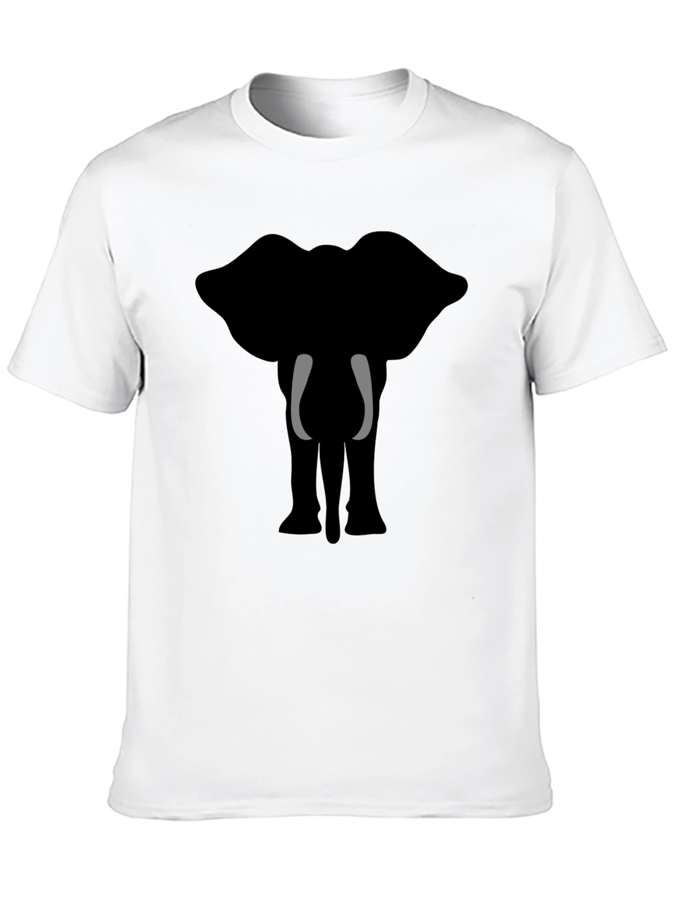 Elephant Graphic Tee - Stylish Black T-Shirt