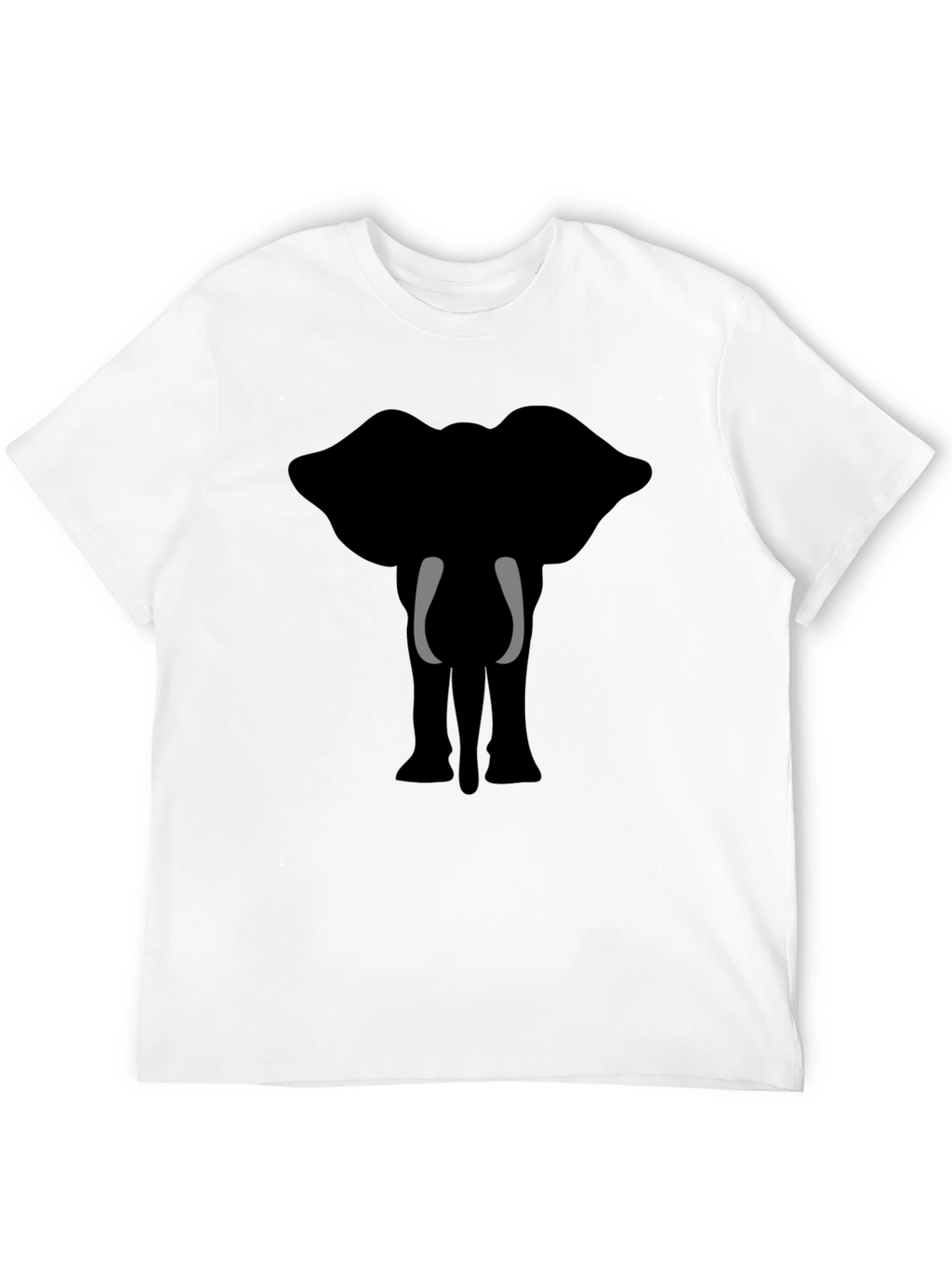 Elephant Graphic Tee - Stylish Black T-Shirt