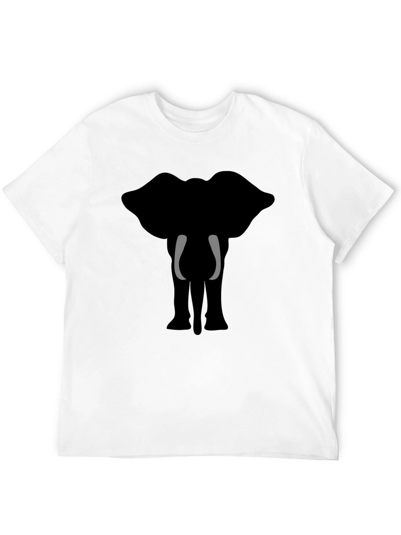 Elephant Graphic Tee - Stylish Black T-Shirt