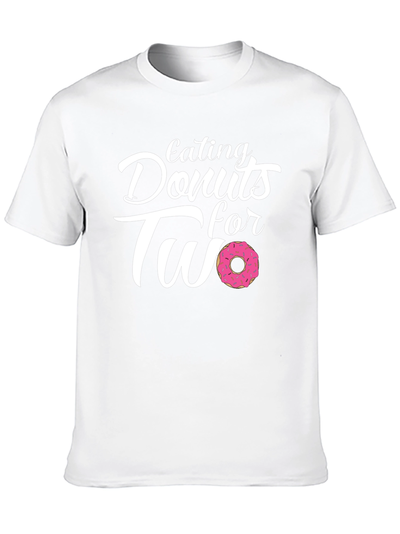 Eating Donuts for Two - Funny Maternity Shirt