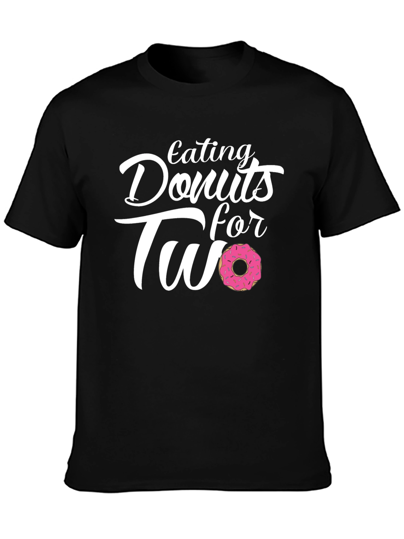 Eating Donuts for Two - Funny Maternity Shirt