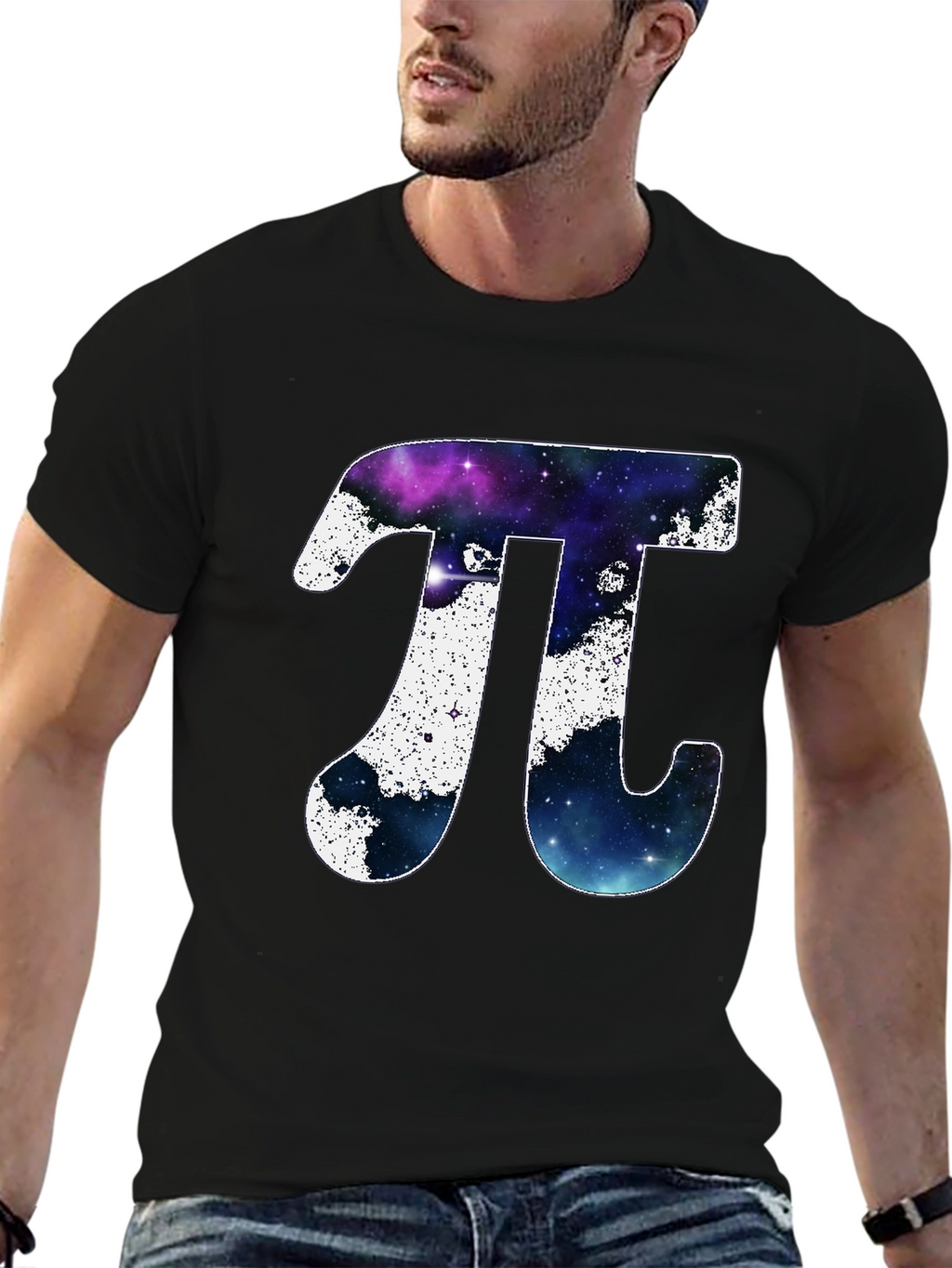 Cosmic Pi Symbol T-Shirt