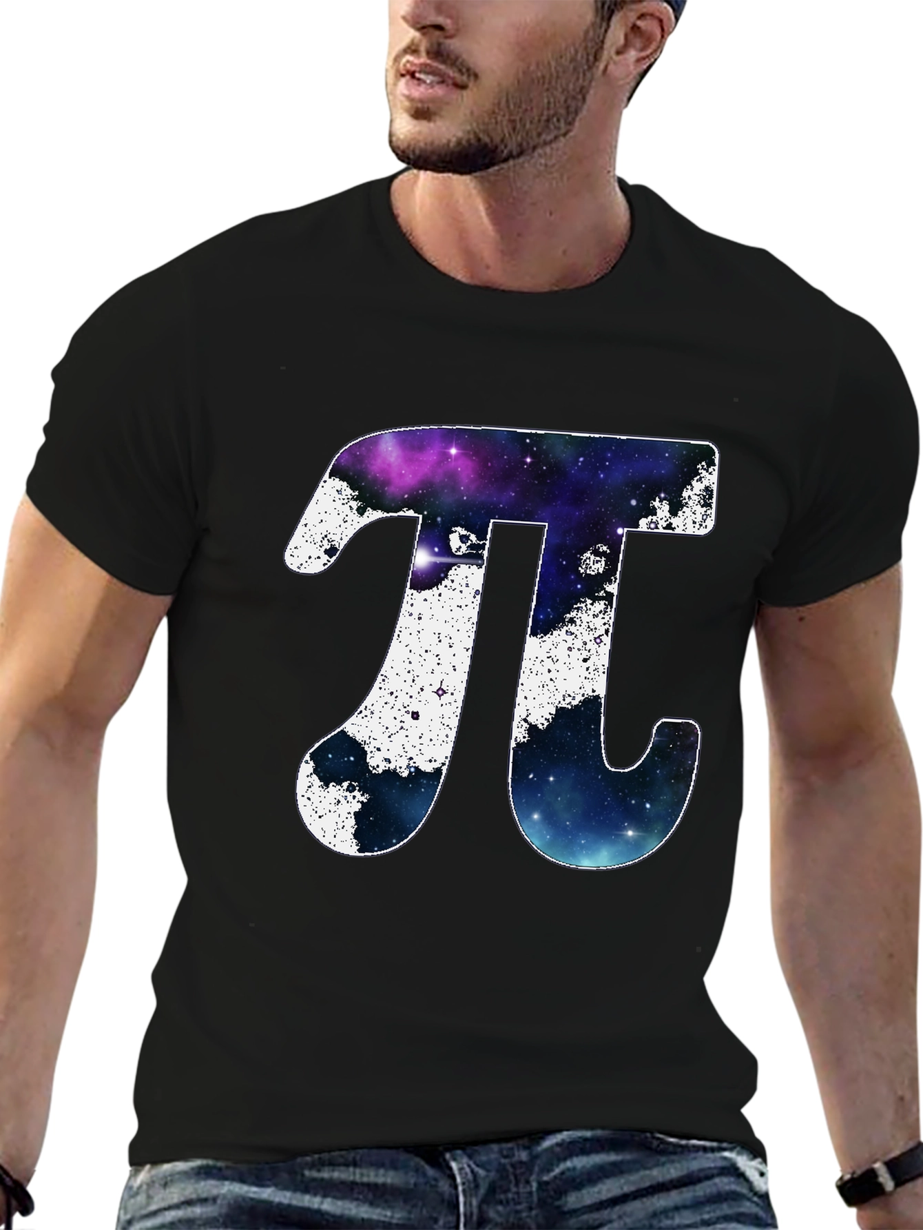 Cosmic Pi Symbol T-Shirt