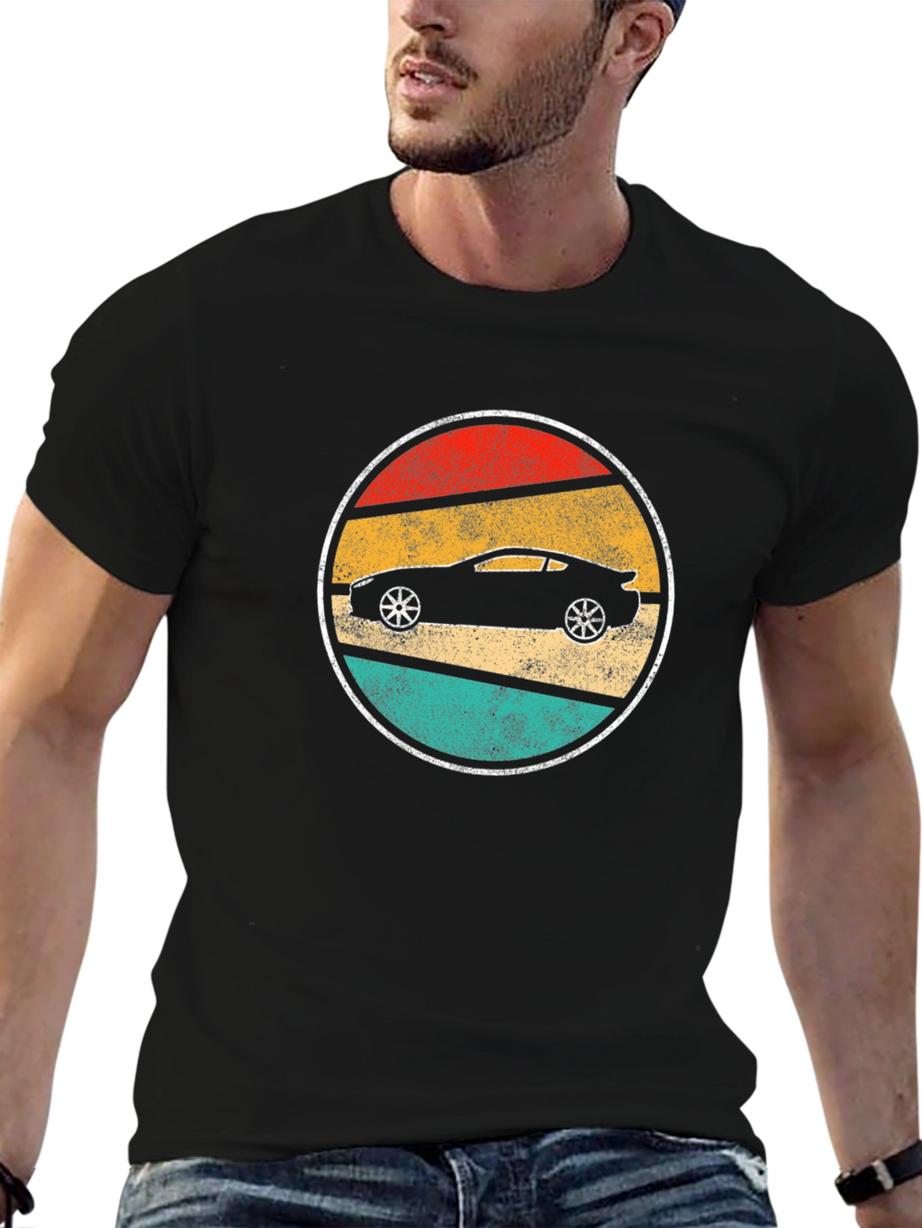 Retro Car Silhouette T-Shirt