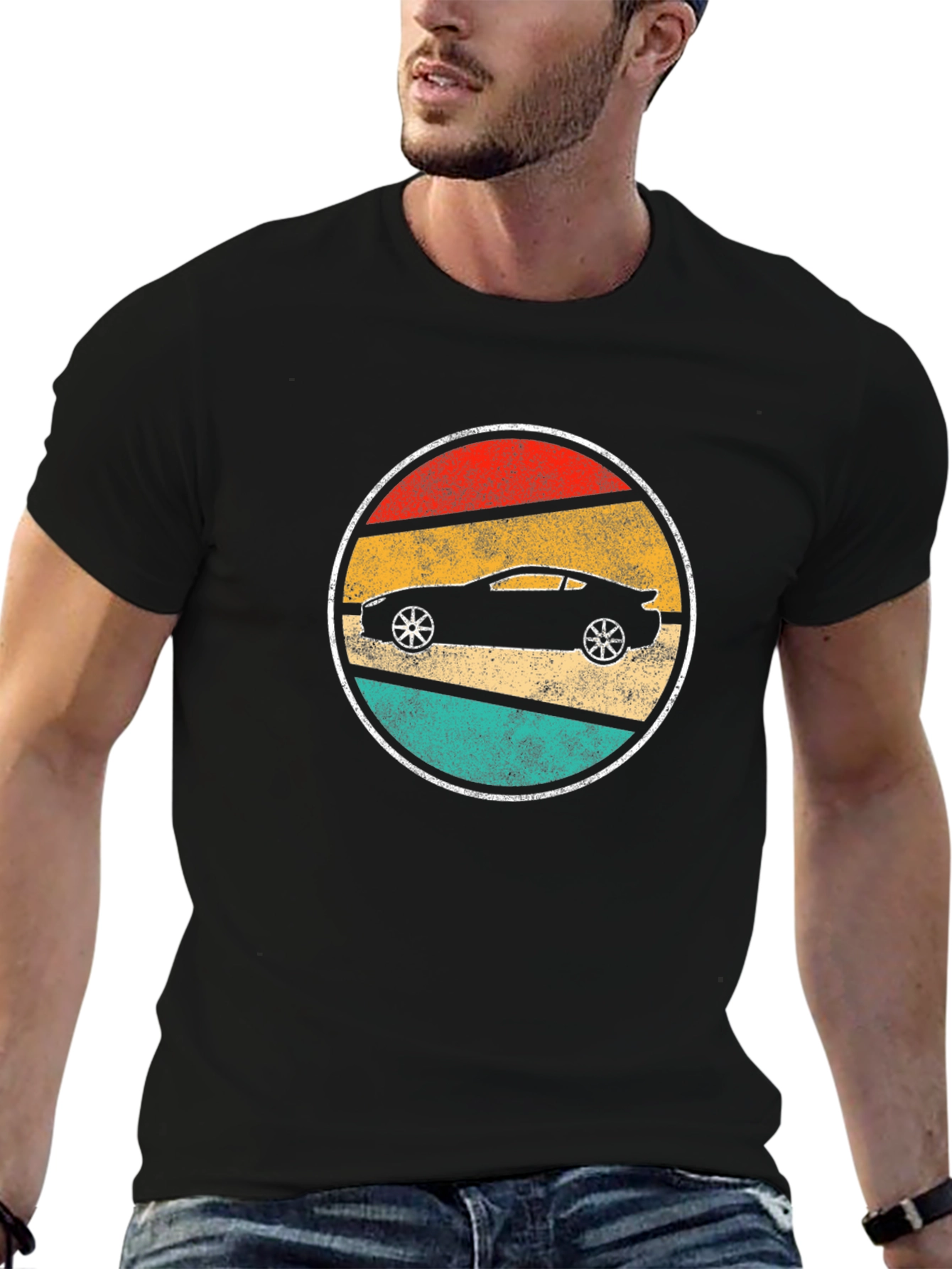 Retro Car Silhouette T-Shirt