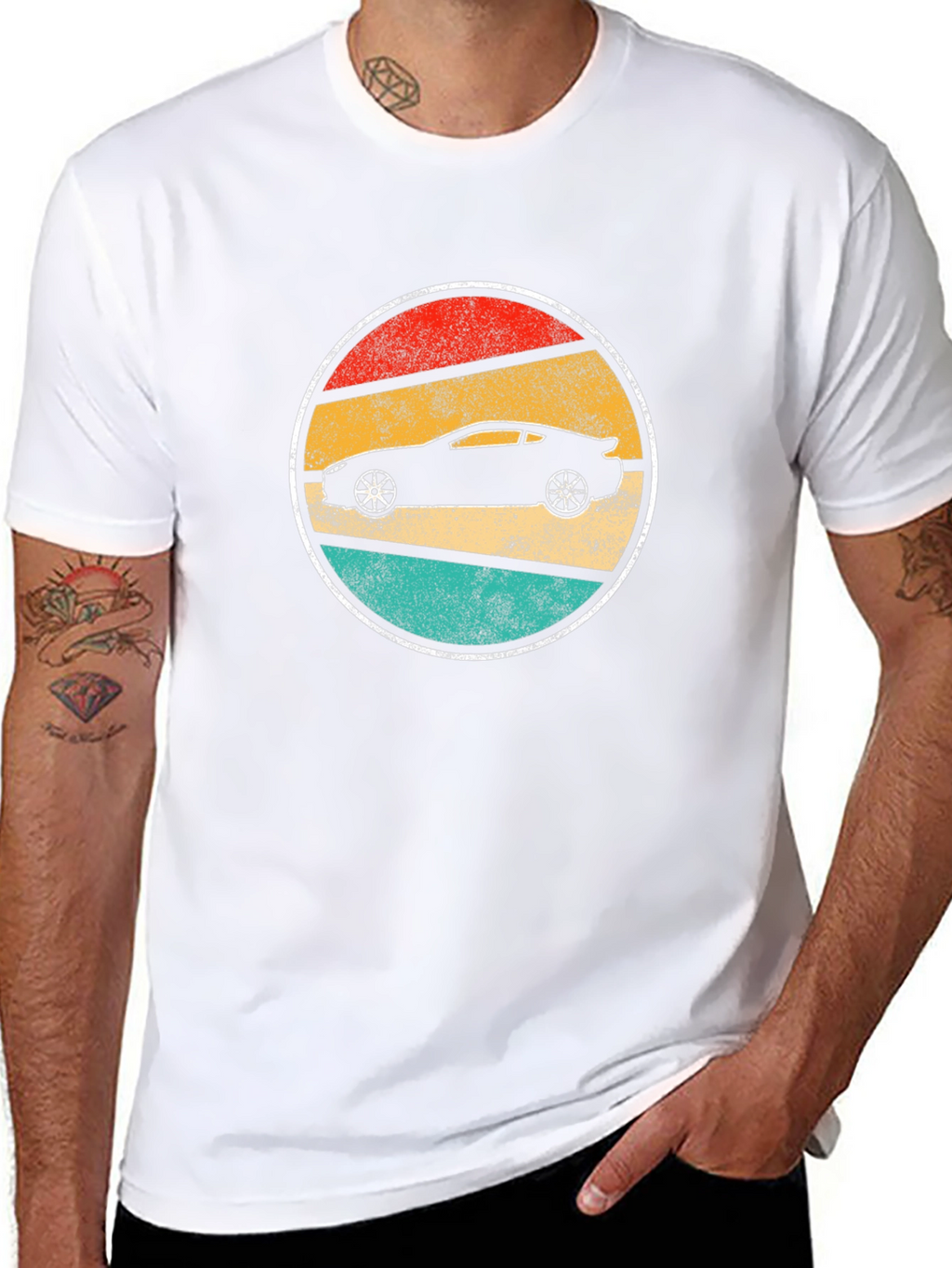 Retro Car Silhouette T-Shirt