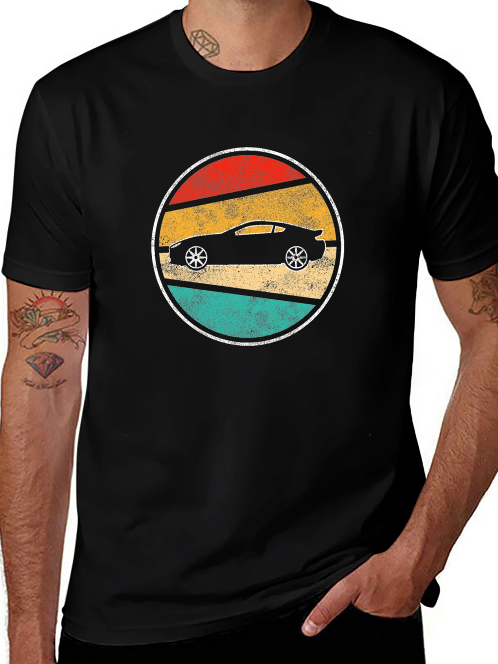 Retro Car Silhouette T-Shirt