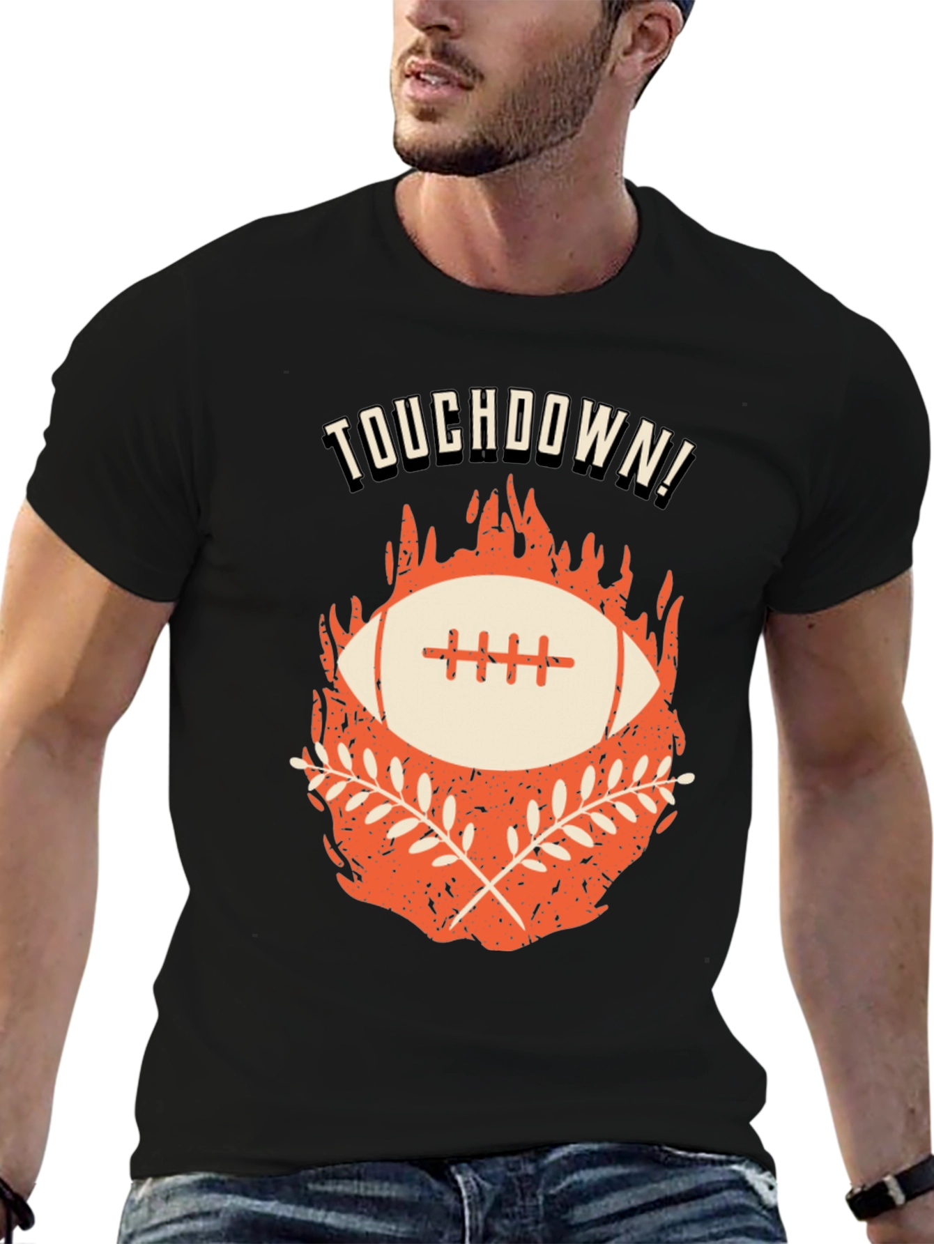 Touchdown Football Graphic Tee - Mens