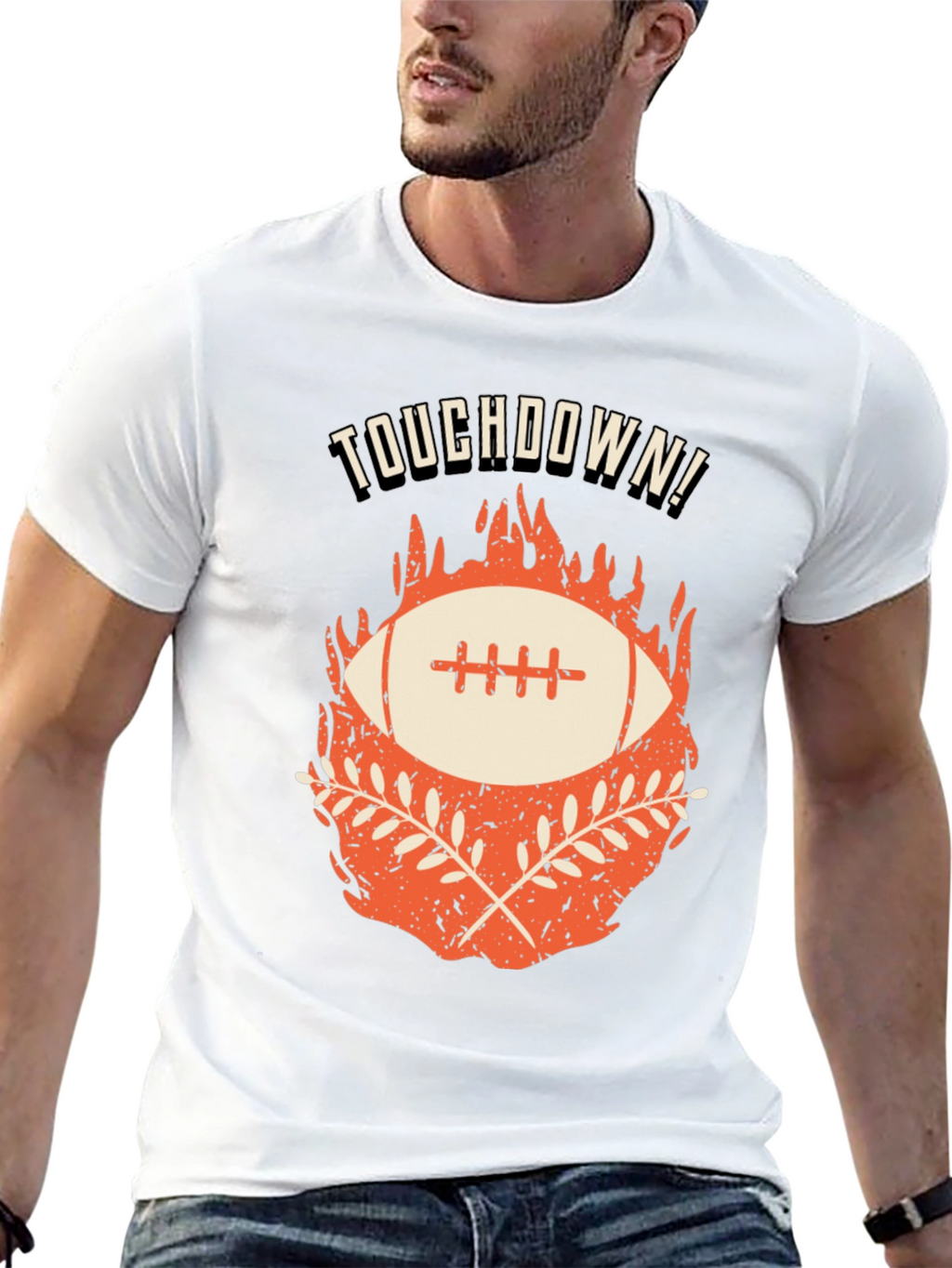 Touchdown Football Graphic Tee - Mens