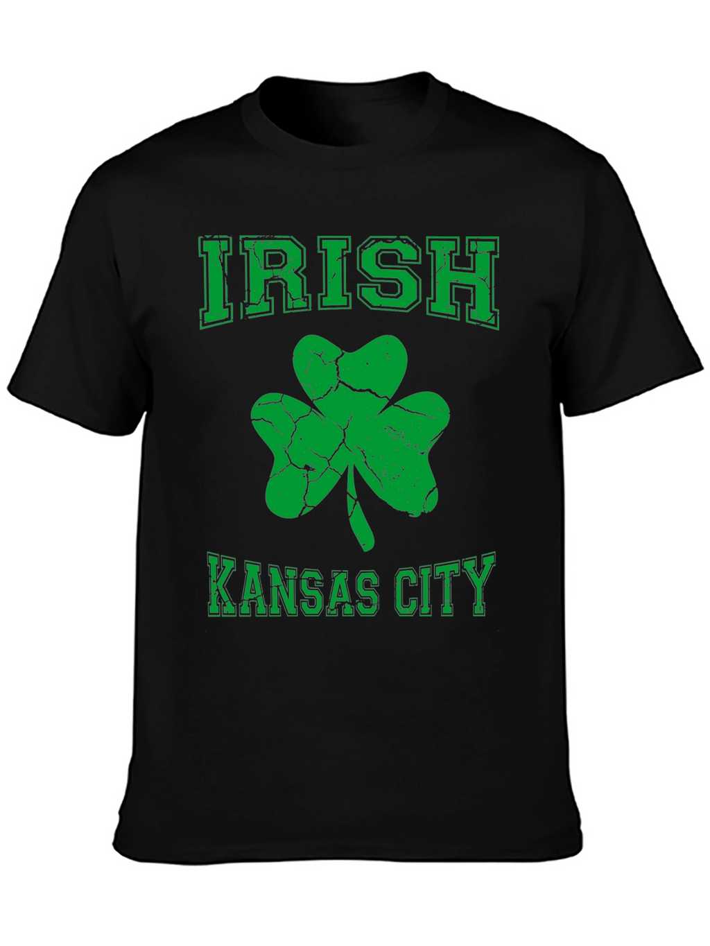 Irish Kansas City Shamrock Graphic T-Shirt