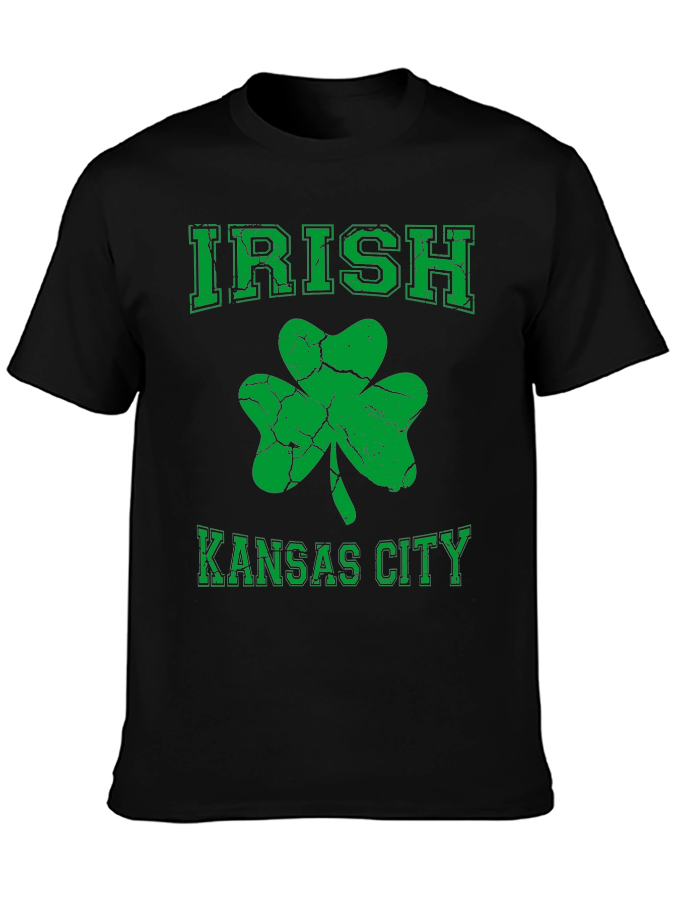 Irish Kansas City Shamrock Graphic T-Shirt