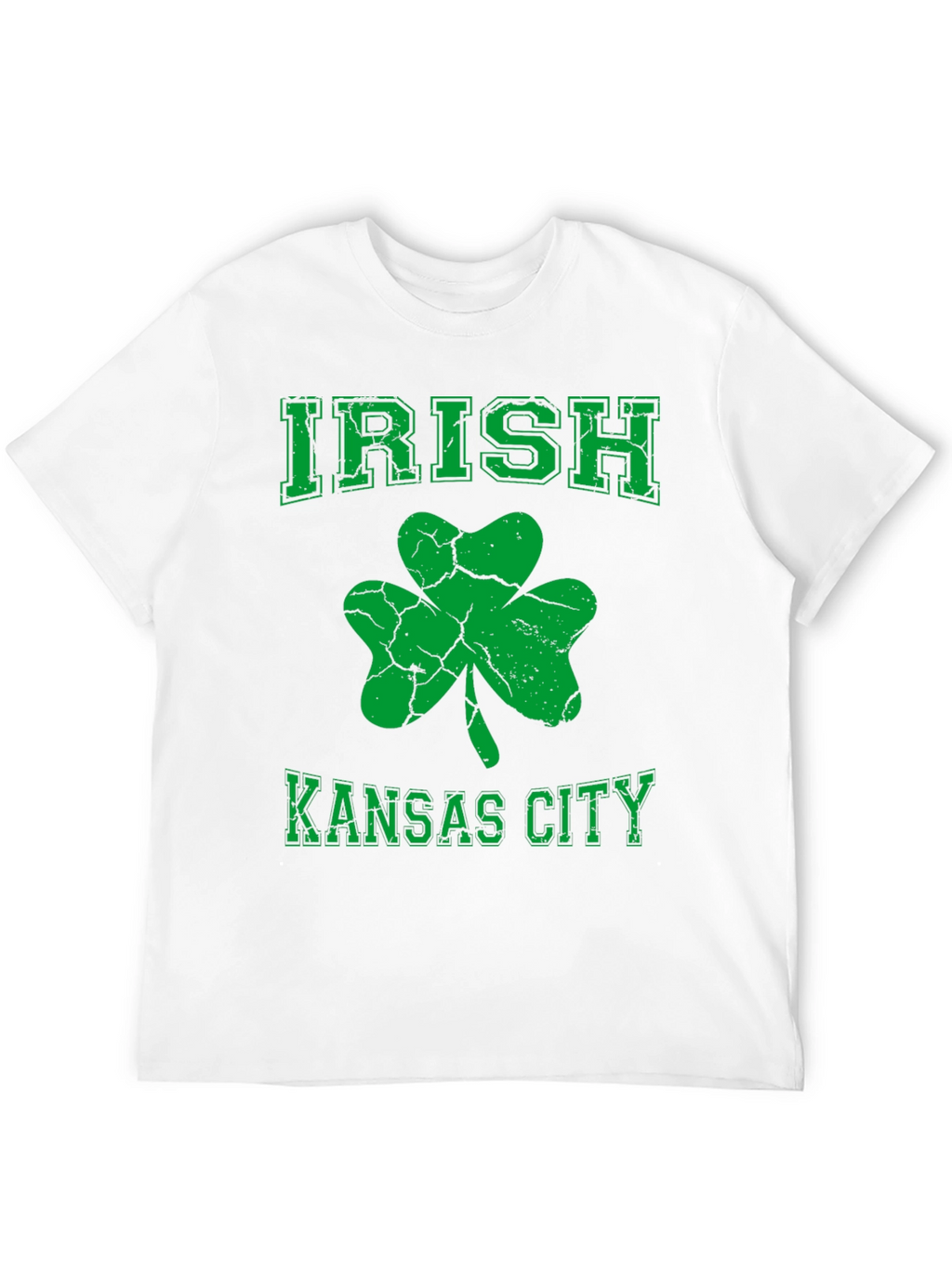 Irish Kansas City Shamrock Graphic T-Shirt