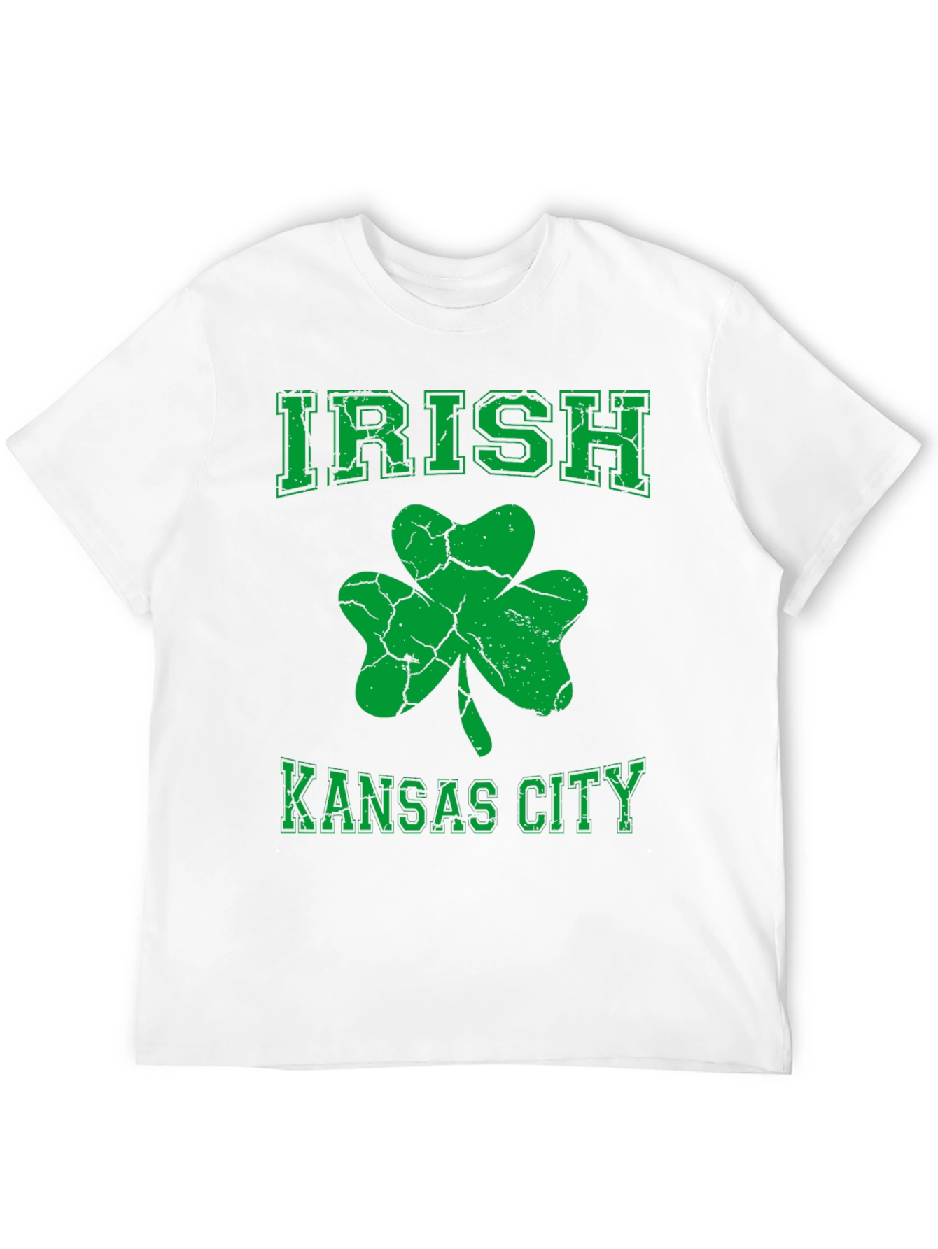 Irish Kansas City Shamrock Graphic T-Shirt