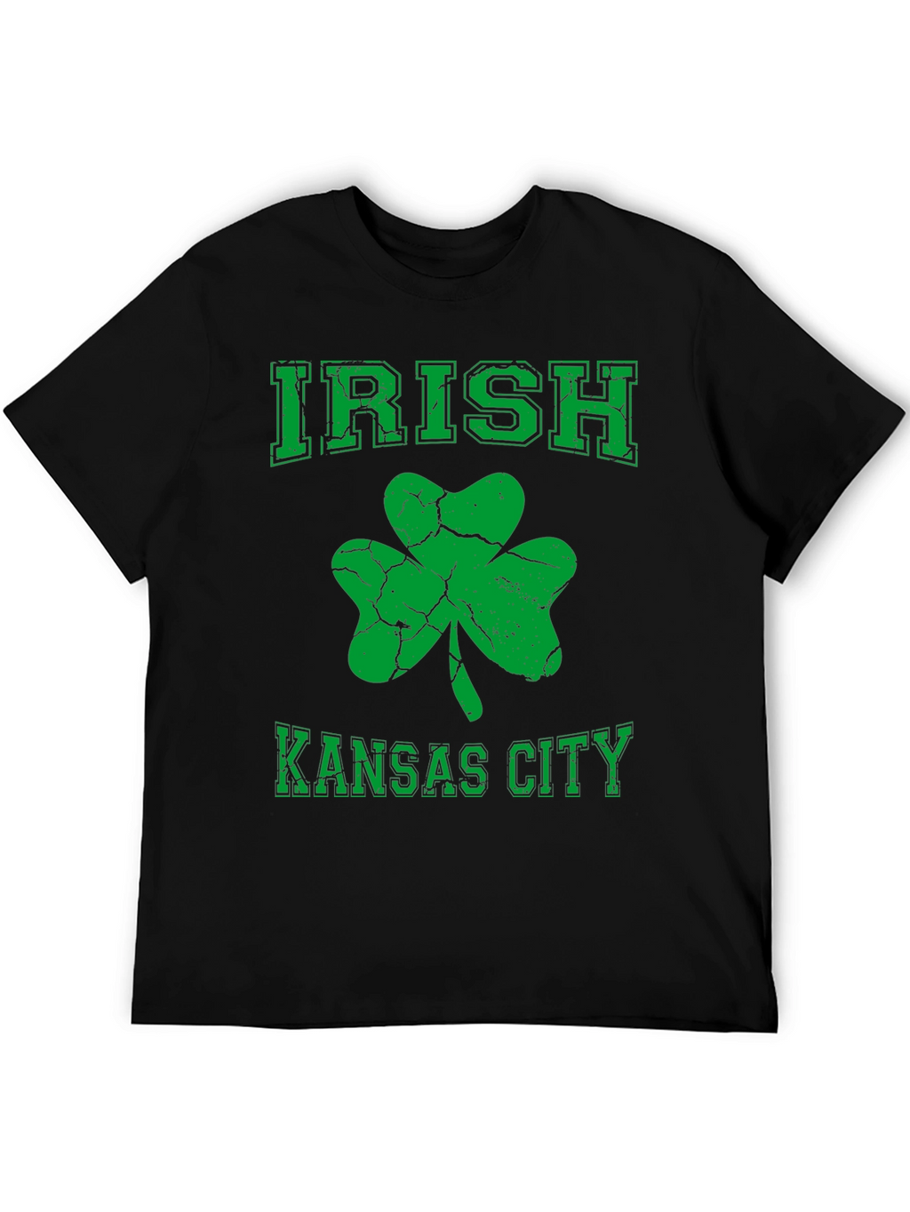 Irish Kansas City Shamrock Graphic T-Shirt