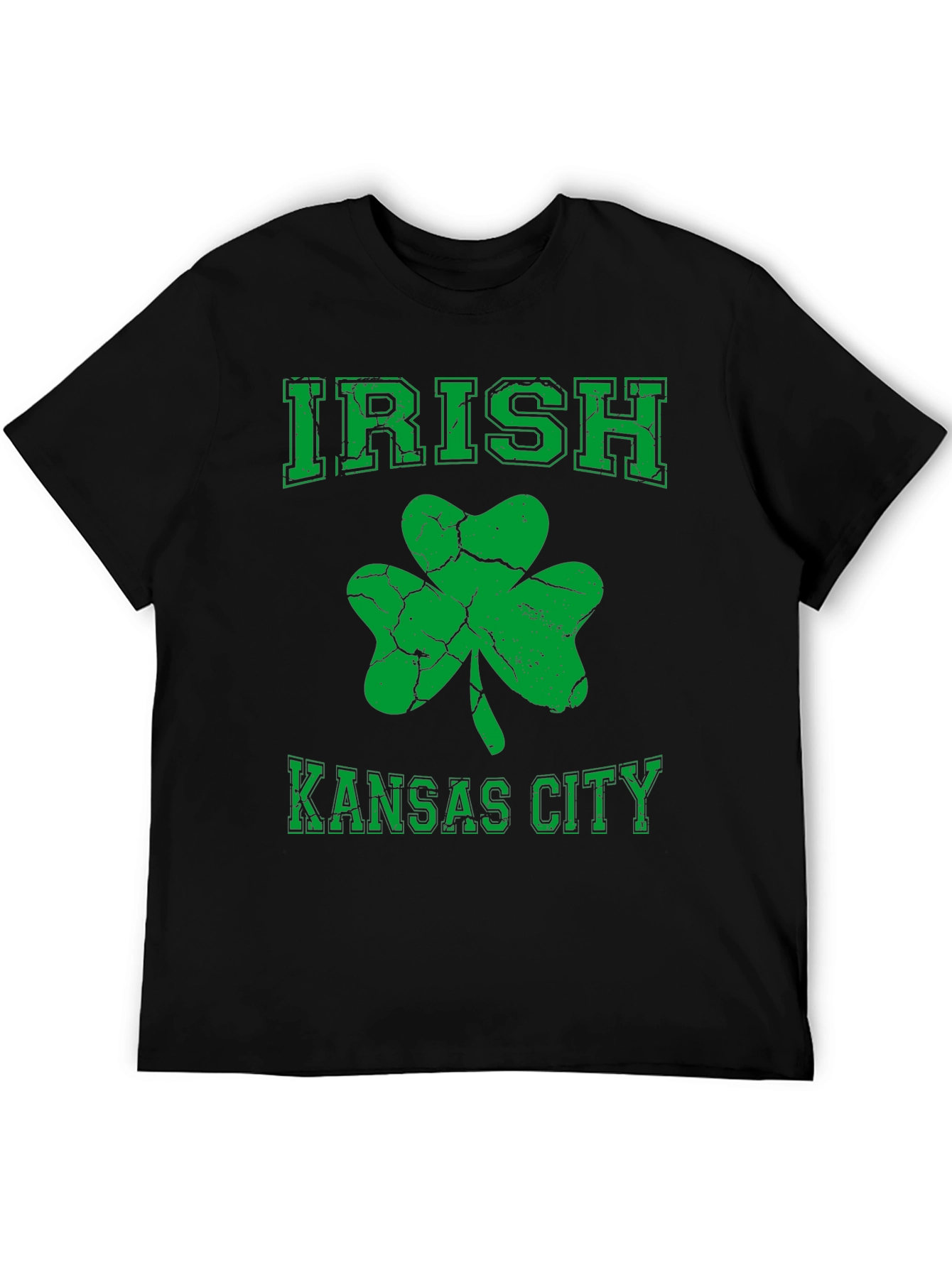 Irish Kansas City Shamrock Graphic T-Shirt