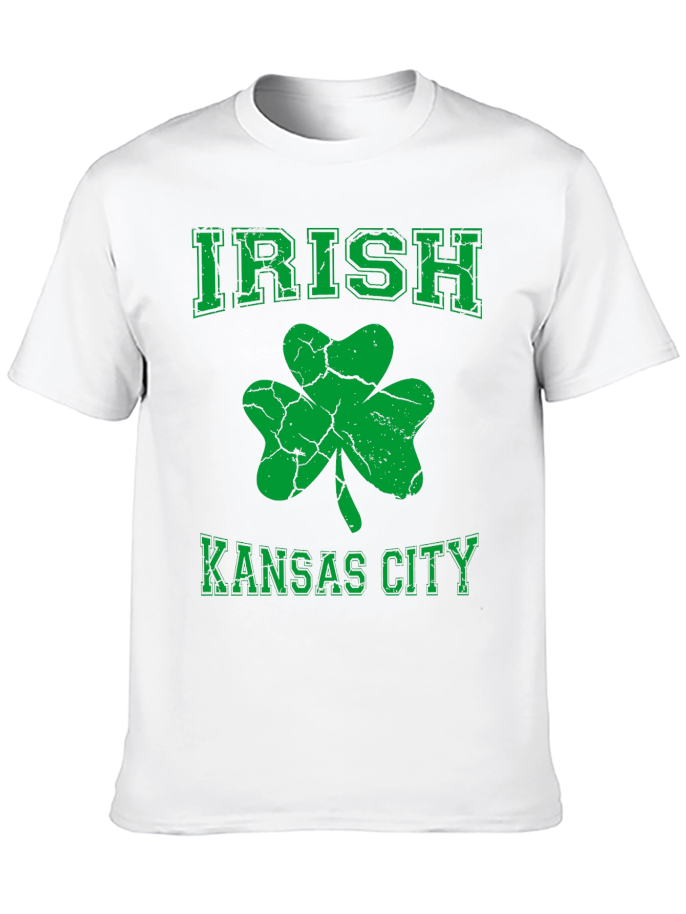 Irish Kansas City Shamrock Graphic T-Shirt
