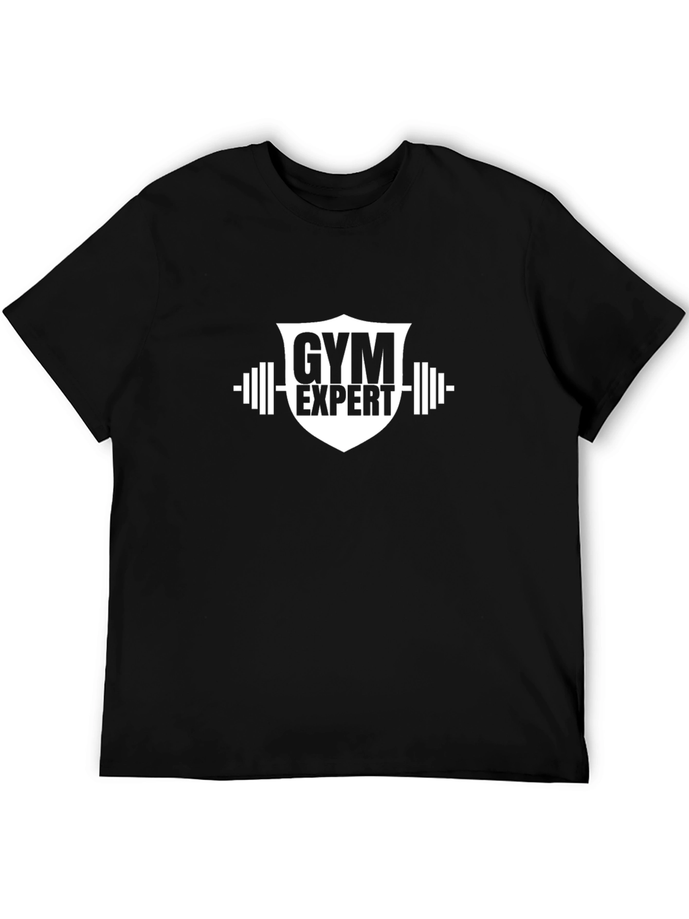 Gym Expert Black Graphic Tee