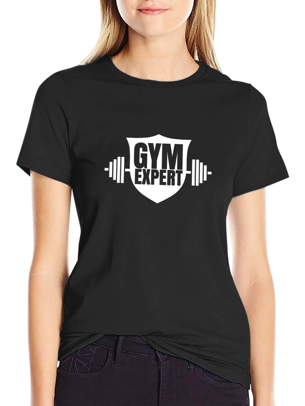 Gym Expert Black Graphic Tee