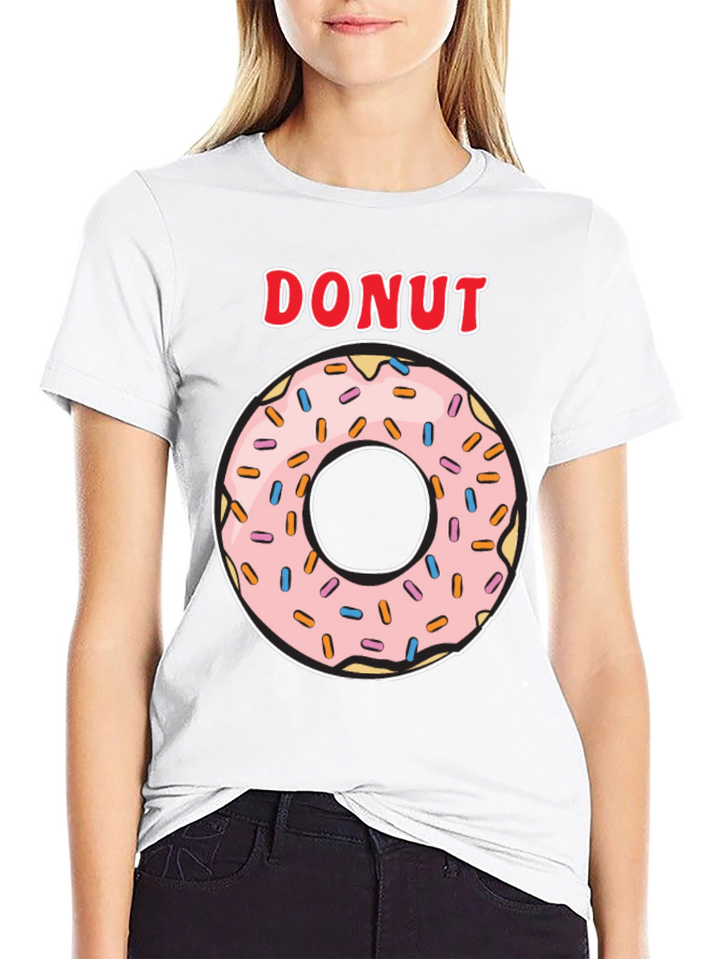 Donut Graphic T-Shirt - Casual Style