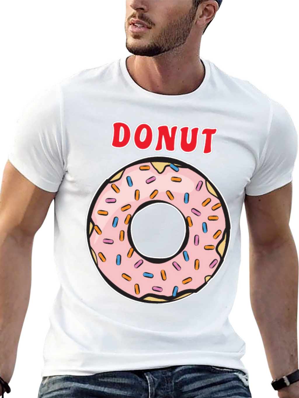 Donut Graphic T-Shirt - Casual Style