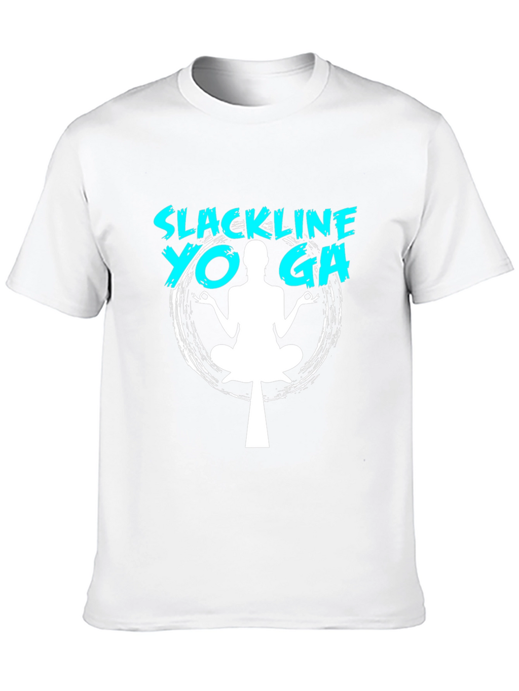 Slackline Yoga T-Shirt - Balance & Fitness