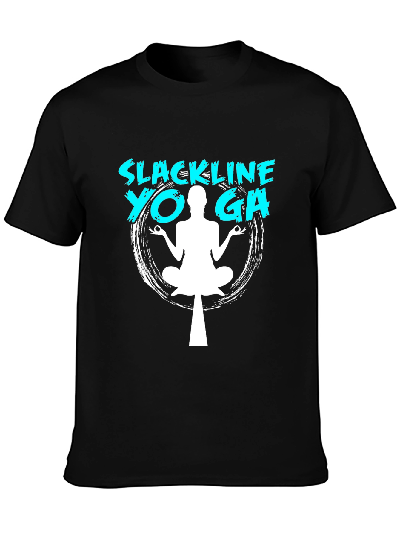 Slackline Yoga T-Shirt - Balance & Fitness