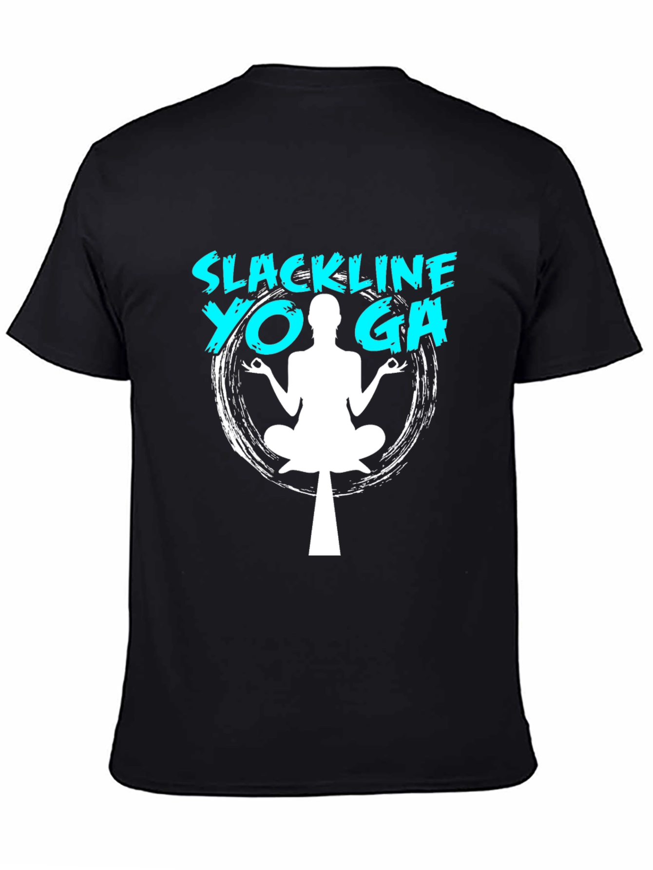 Slackline Yoga T-Shirt - Balance & Fitness