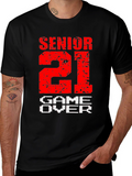 Senior 21 Game Over T-Shirt Graduation Gift