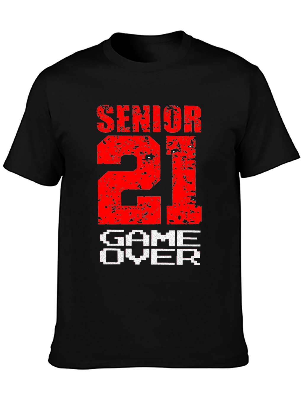 Senior 21 Game Over T-Shirt Graduation Gift