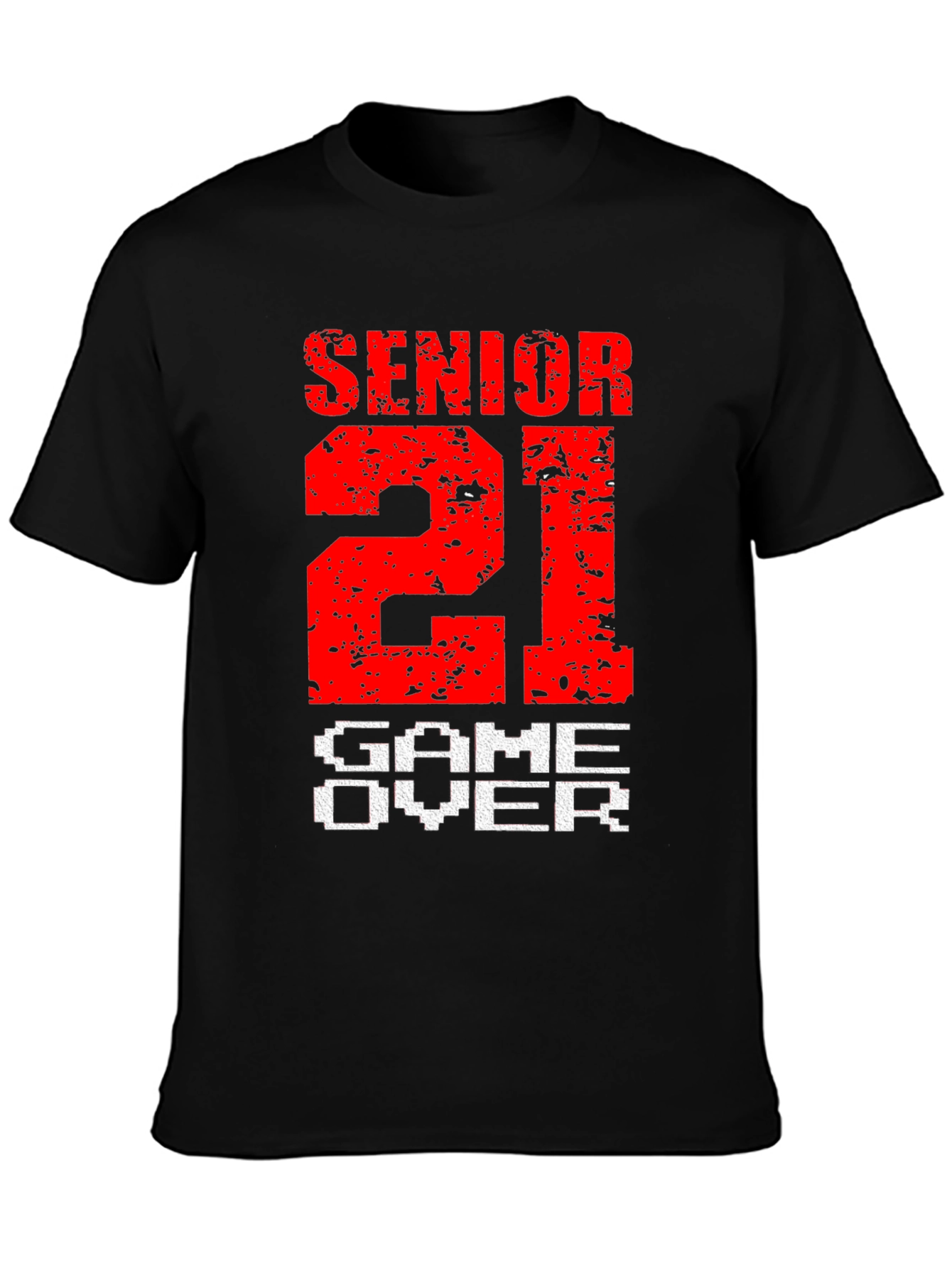 Senior 21 Game Over T-Shirt Graduation Gift