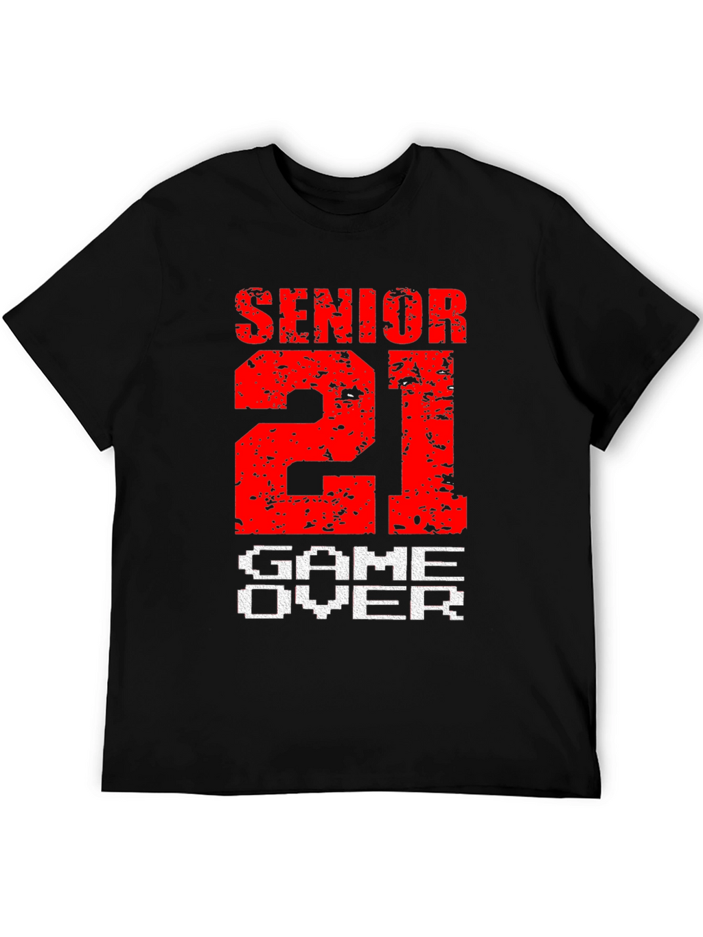 Senior 21 Game Over T-Shirt Graduation Gift