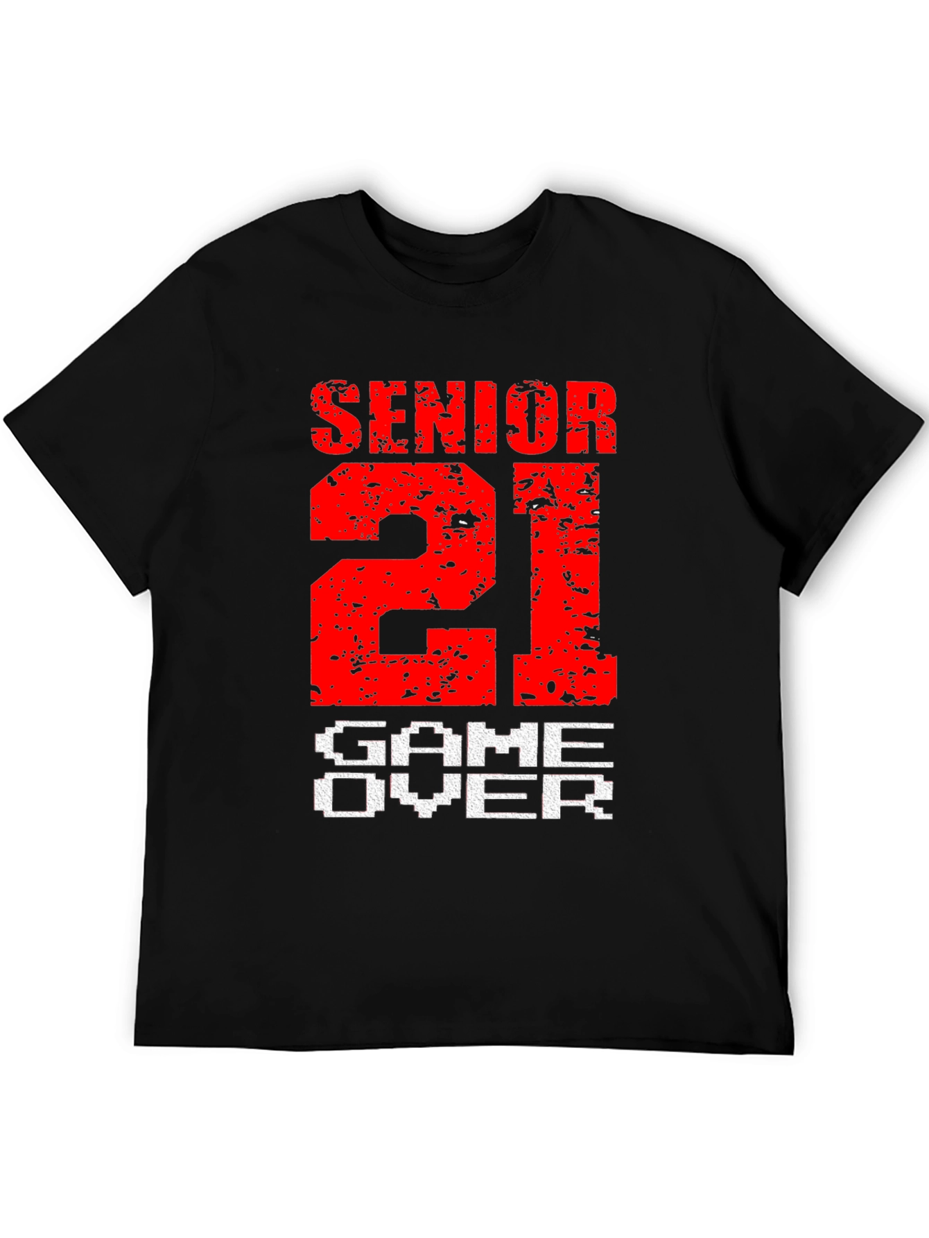 Senior 21 Game Over T-Shirt Graduation Gift