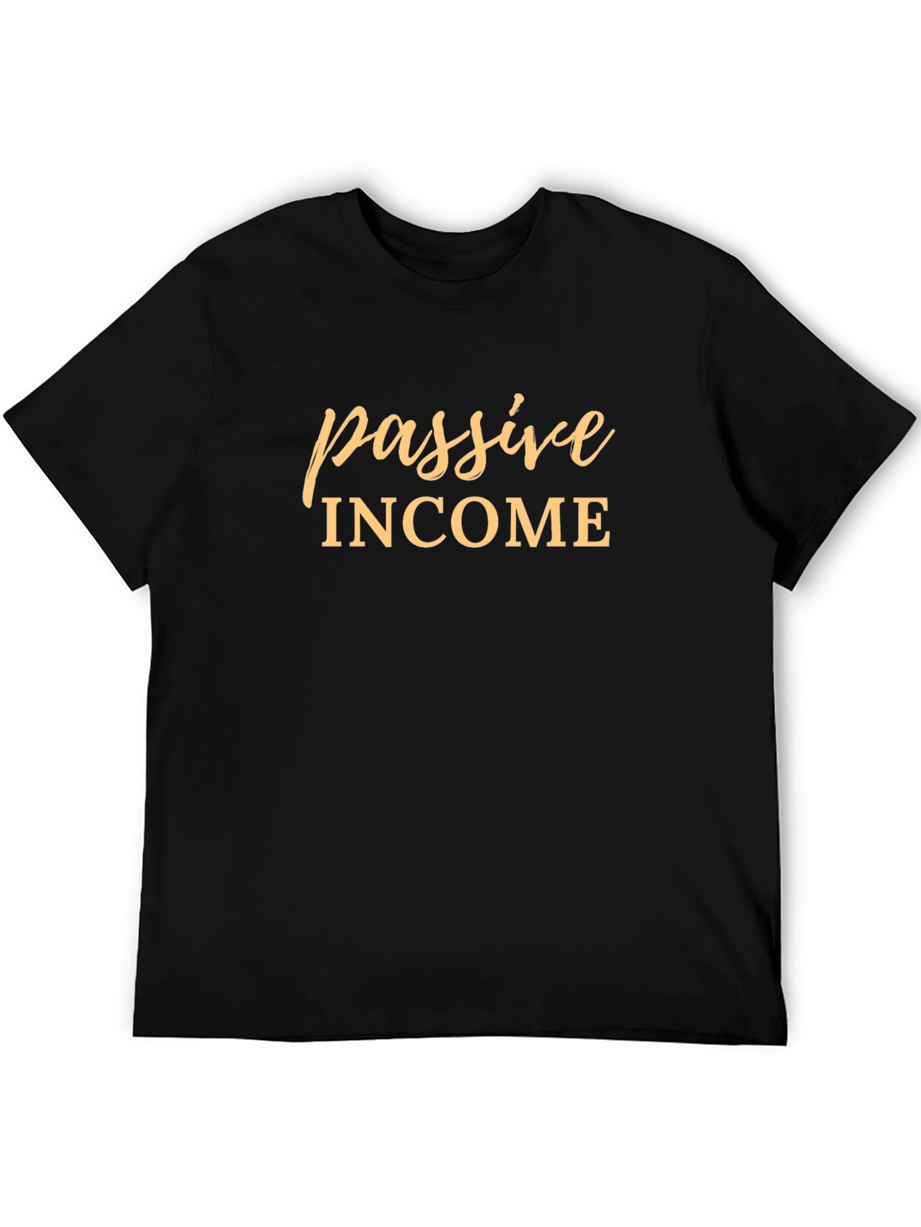 Passive Income Graphic Tee - Black