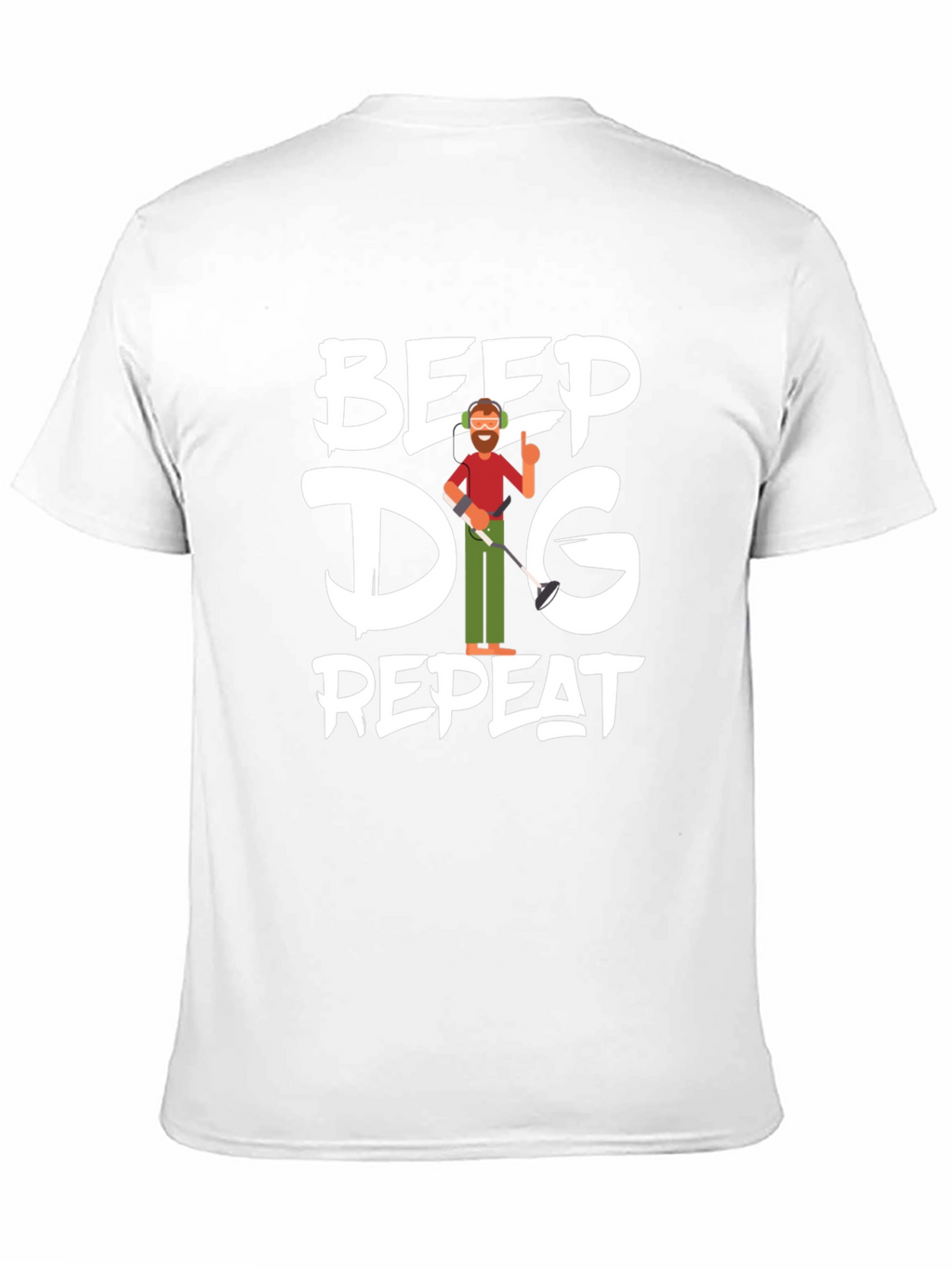 Beep Dig Repeat Mens T-Shirt
