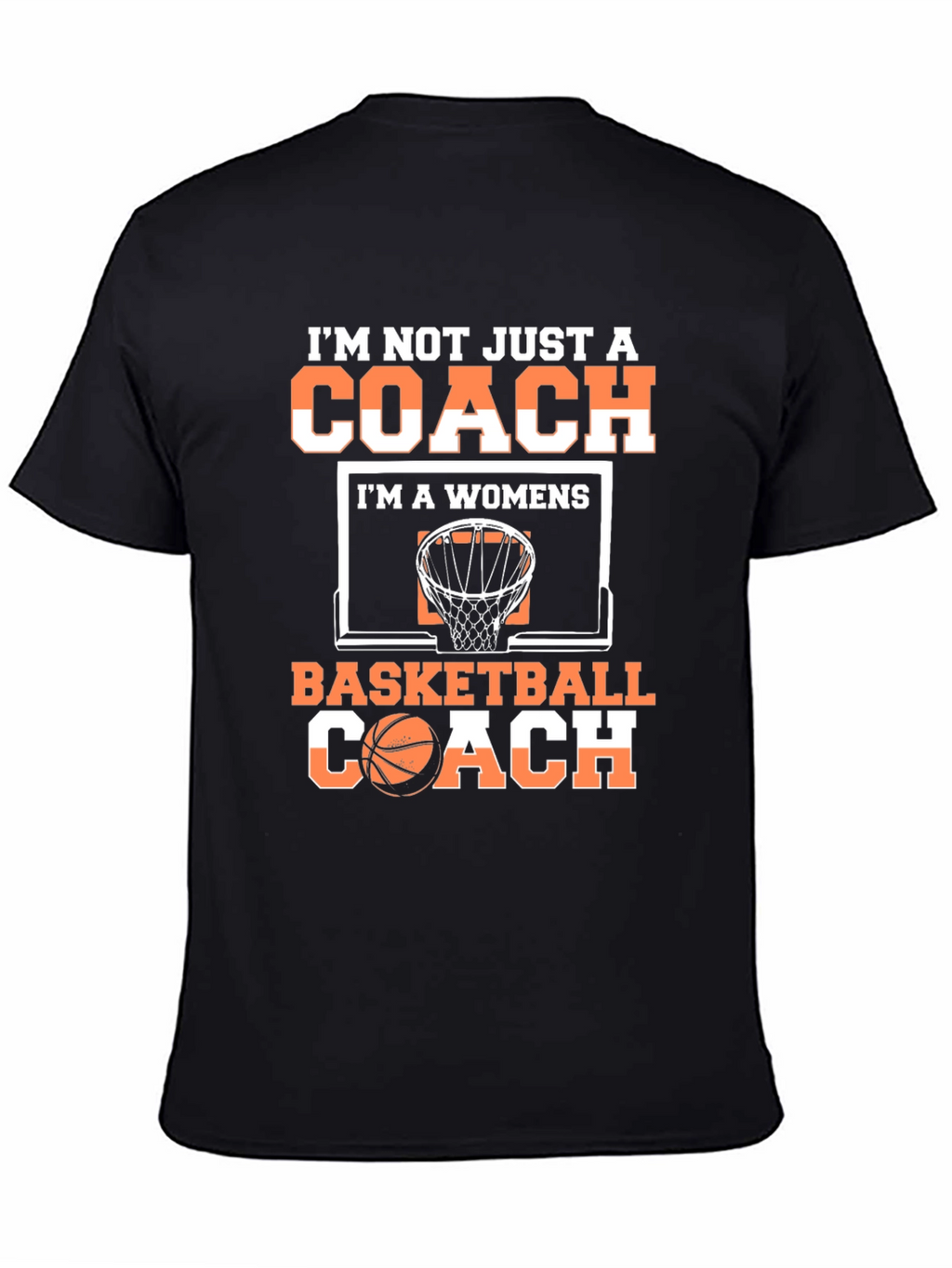 Womens Basketball Coach Graphic T-Shirt