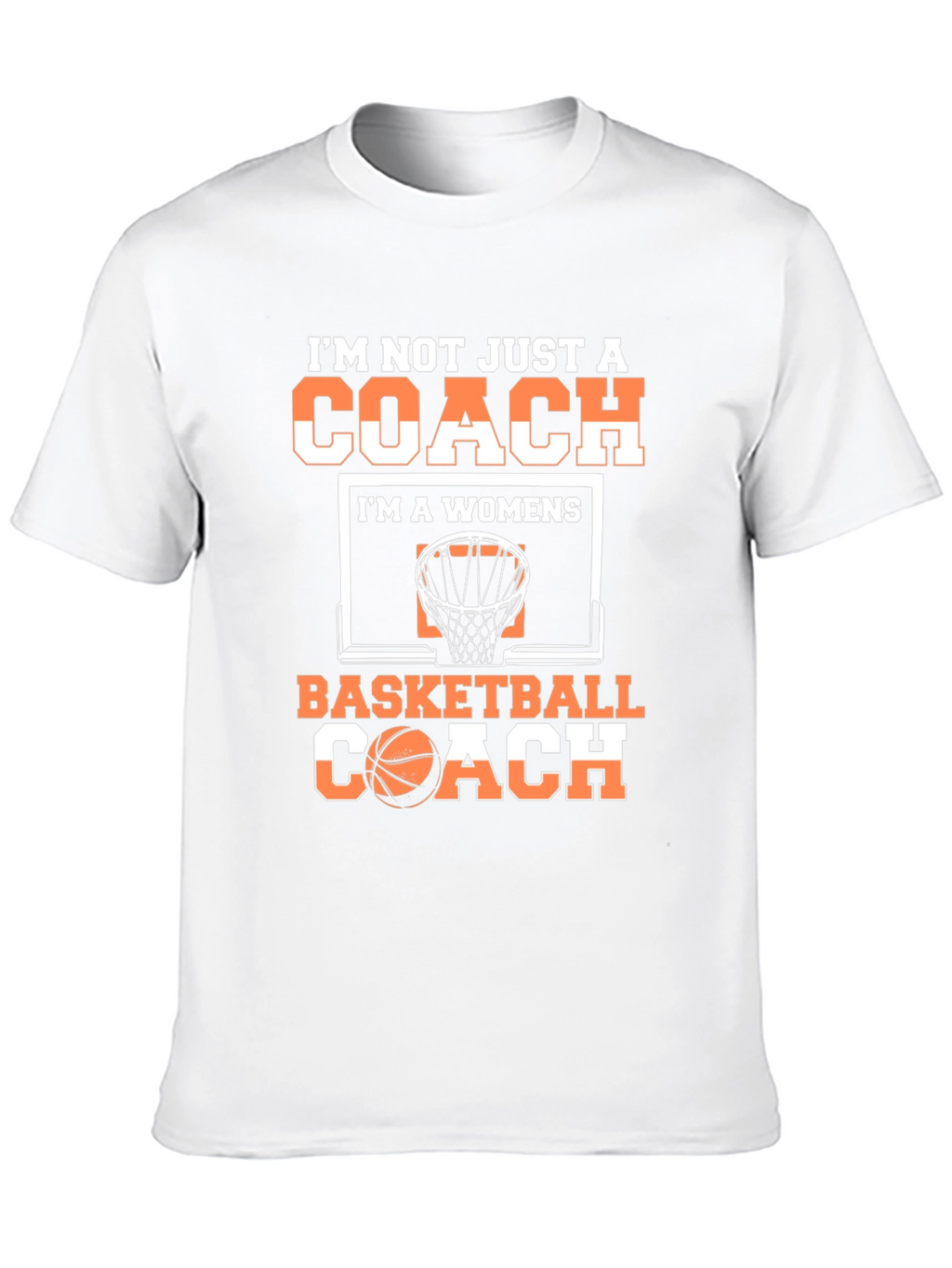 Womens Basketball Coach Graphic T-Shirt