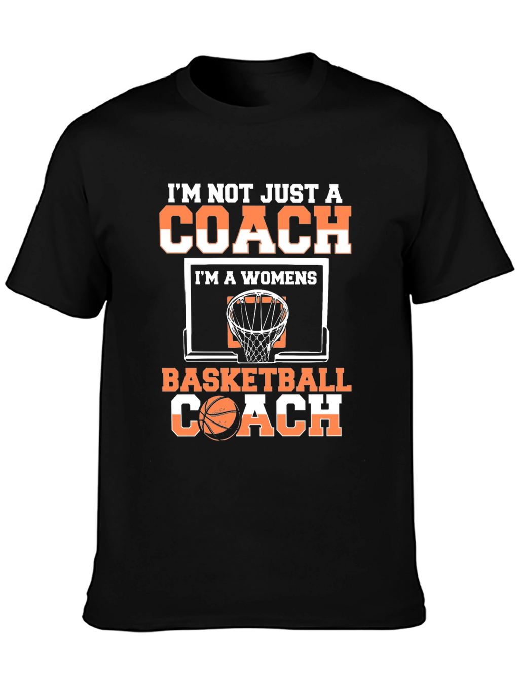 Womens Basketball Coach Graphic T-Shirt