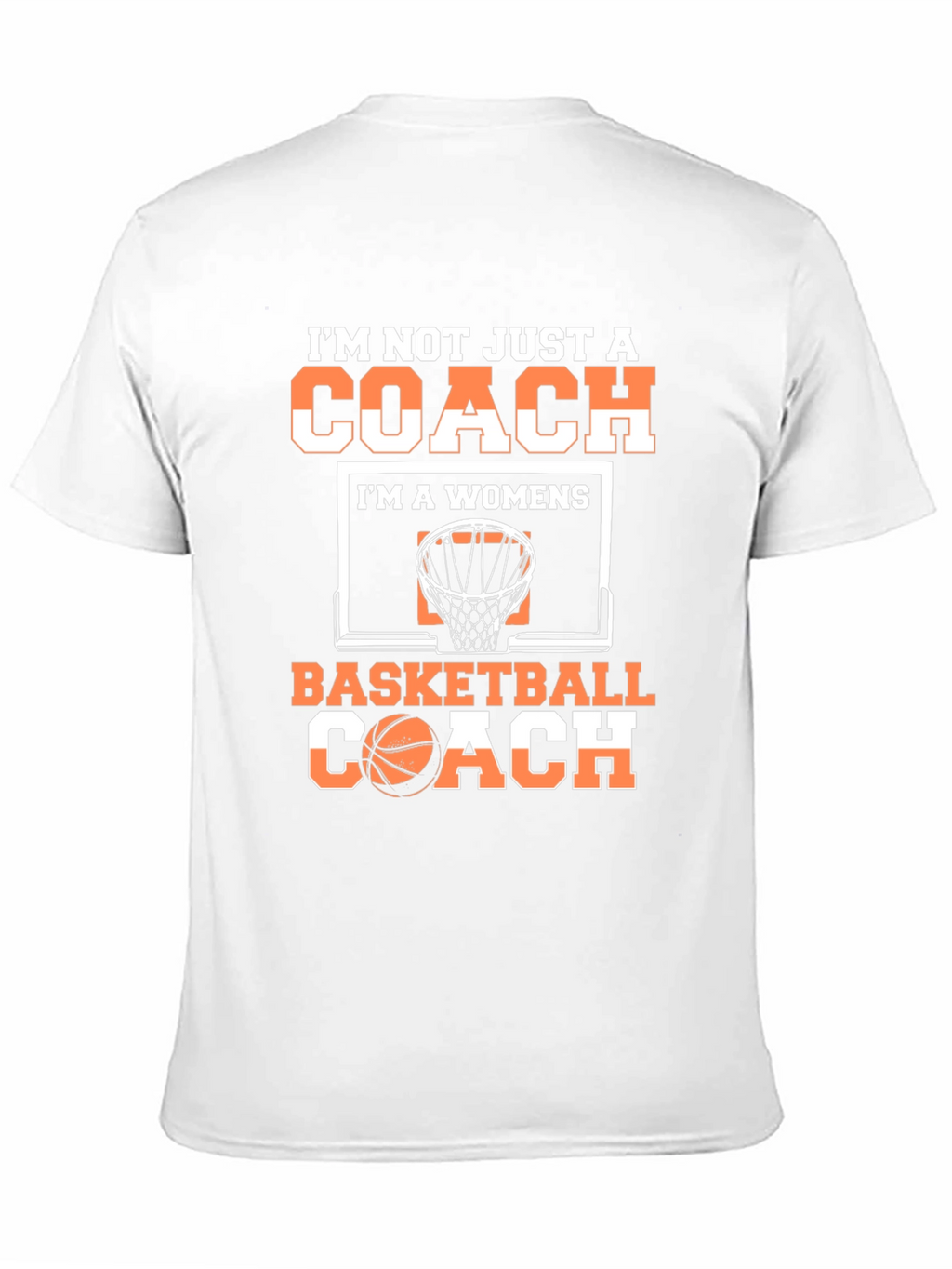 Womens Basketball Coach Graphic T-Shirt