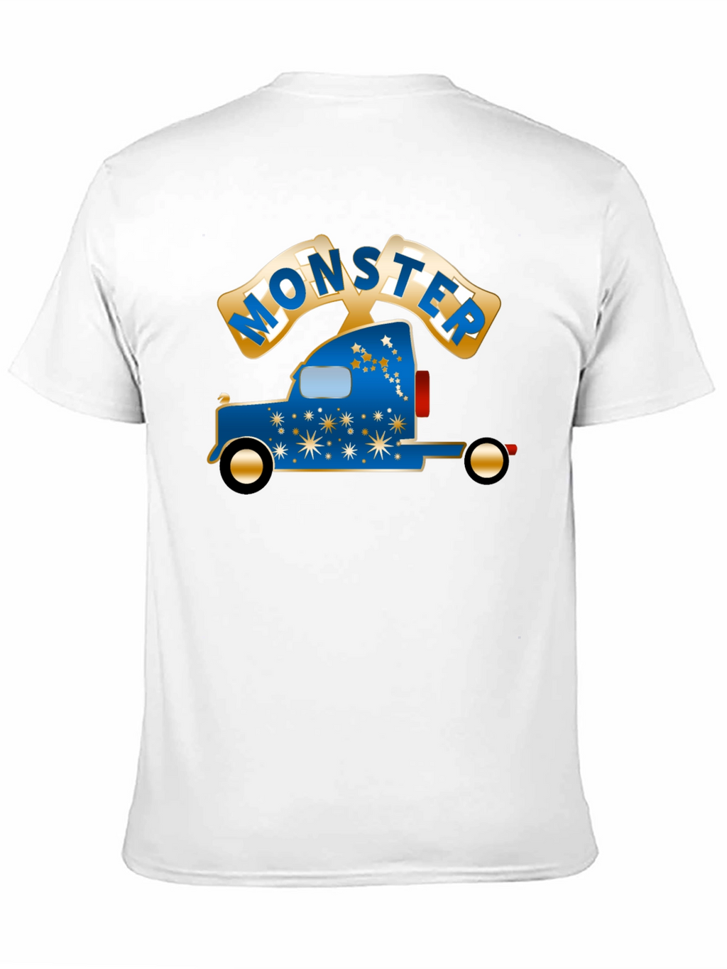 Monster Truck Graphic Tee - Cool Black Cotton T-Shirt