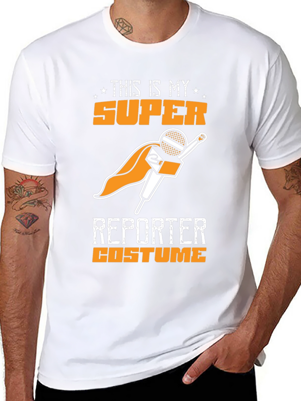 Super Reporter Costume T-Shirt