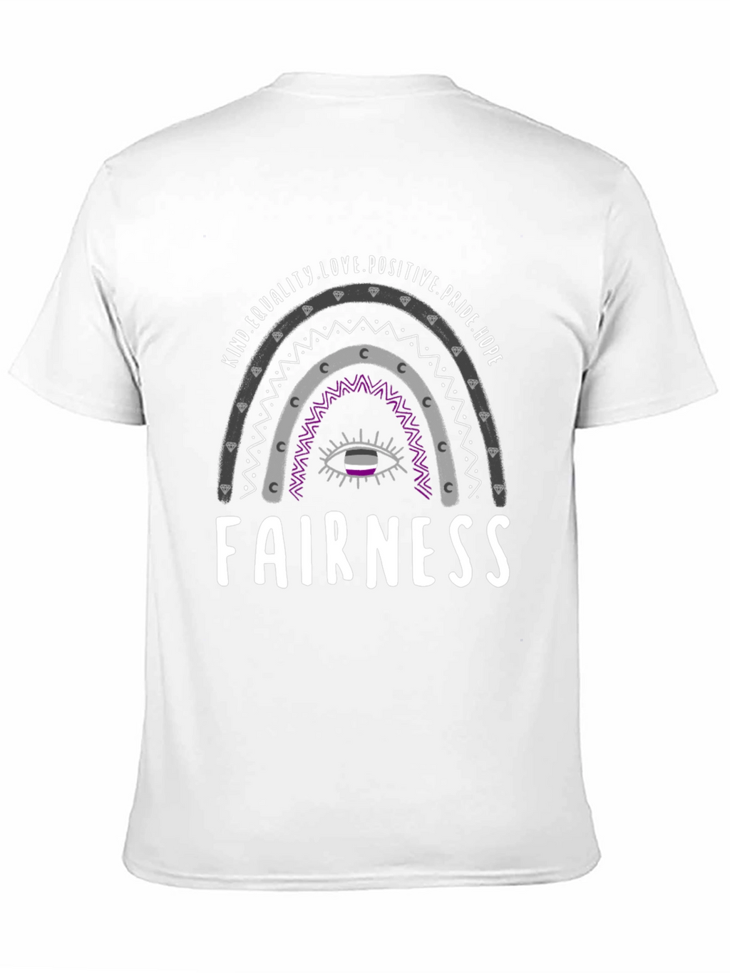 Fairness Pride Rainbow Graphic Tee