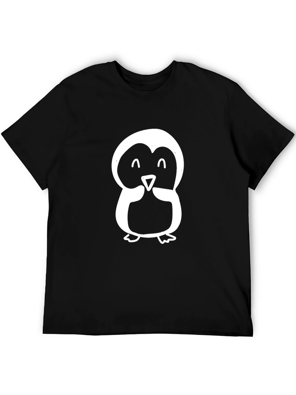 Penguin Graphic Tee - Unisex Black T-Shirt