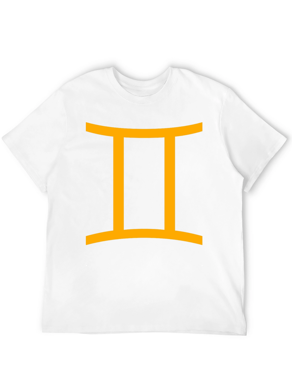 Gemini Zodiac Sign Black T-Shirt