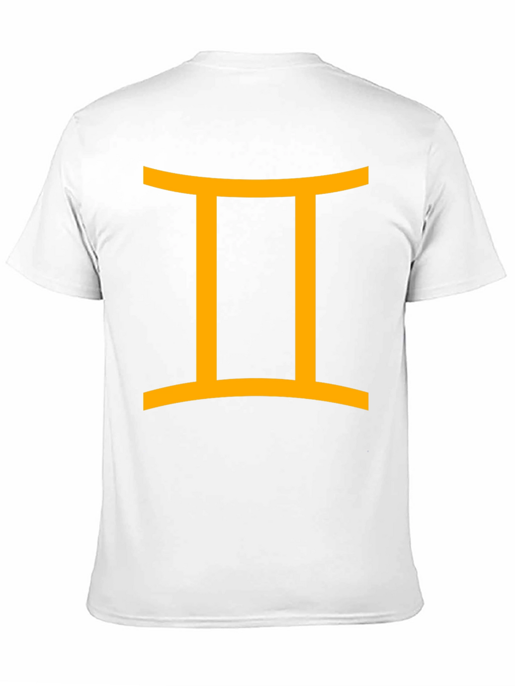 Gemini Zodiac Sign Black T-Shirt