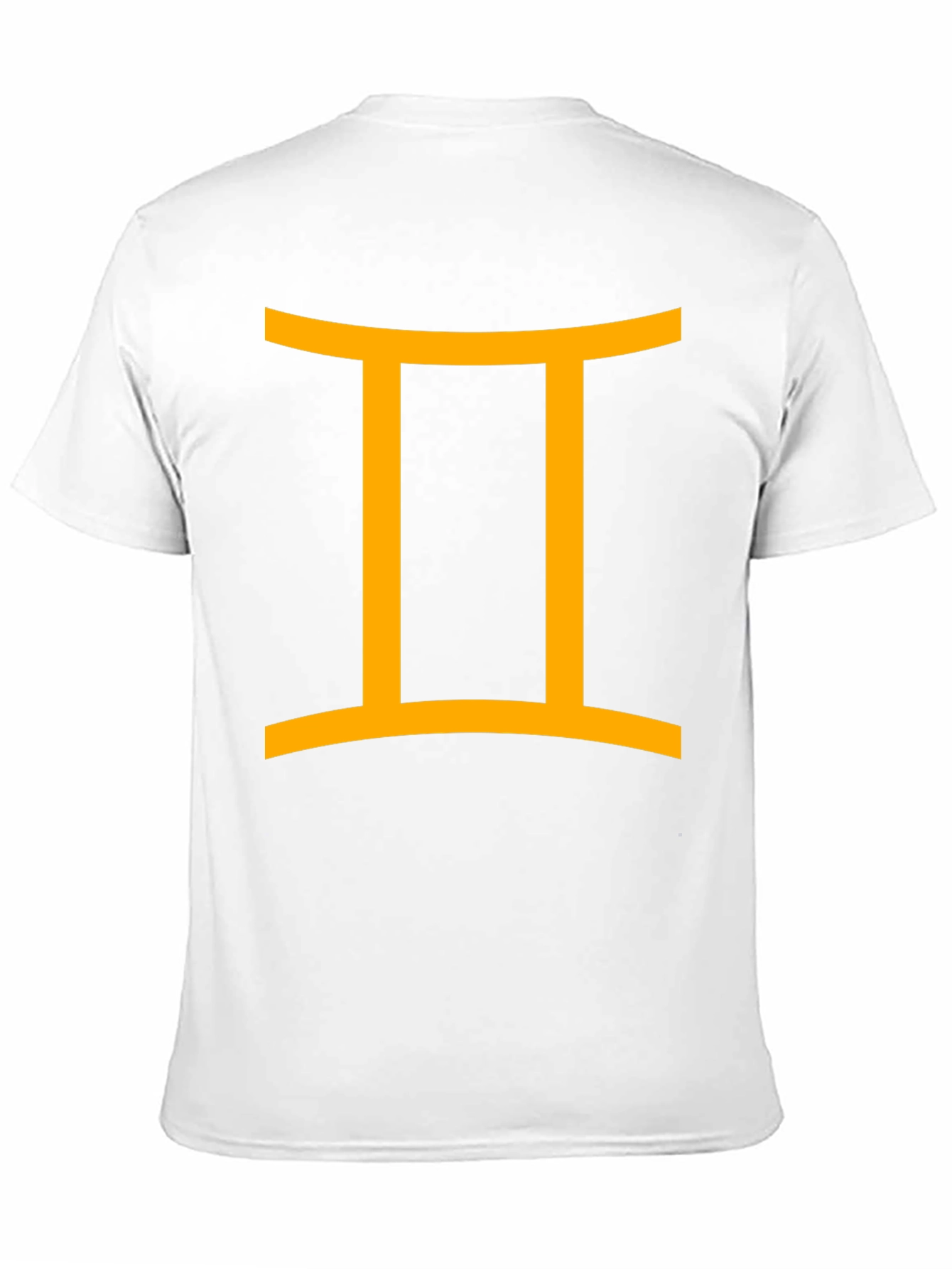 Gemini Zodiac Sign Black T-Shirt