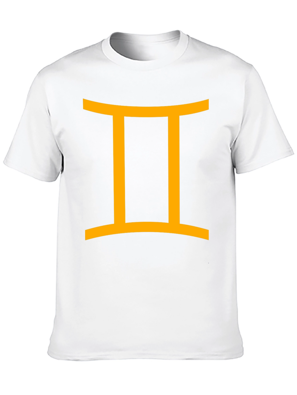Gemini Zodiac Sign Black T-Shirt