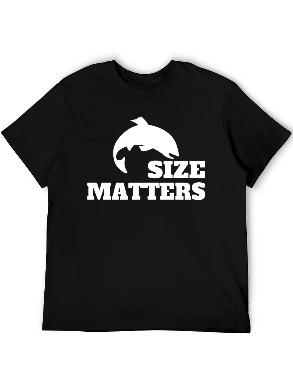 Size Matters Fishing T-Shirt - Black